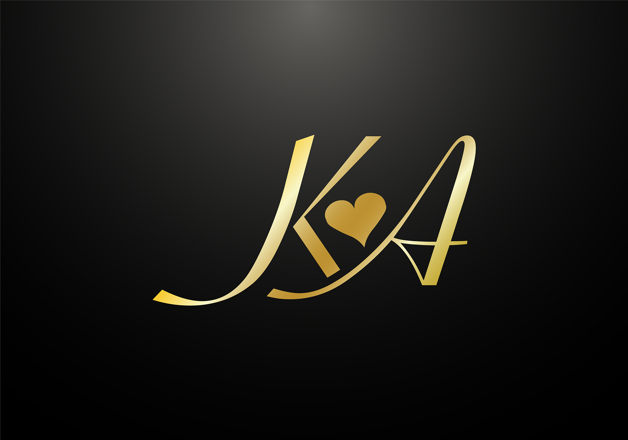 initial monogram letter k a logo design template