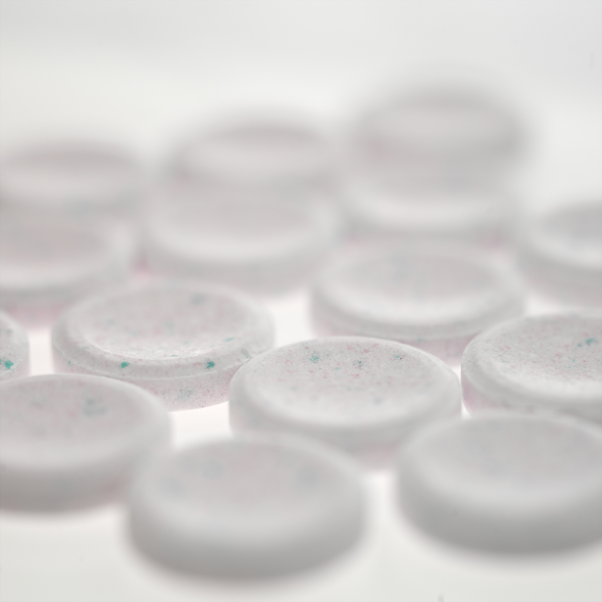 soluble pills, close up