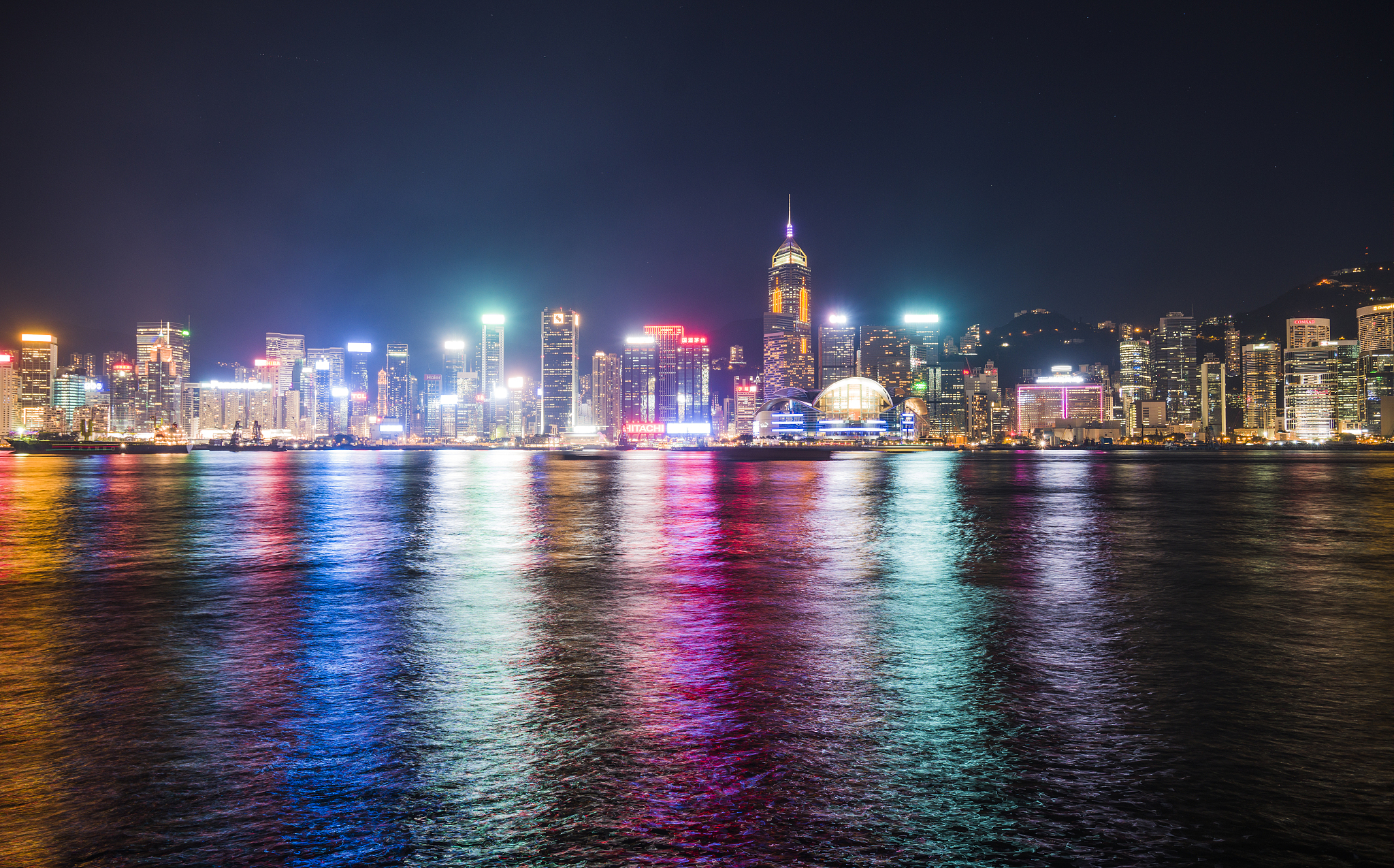china hongkong night