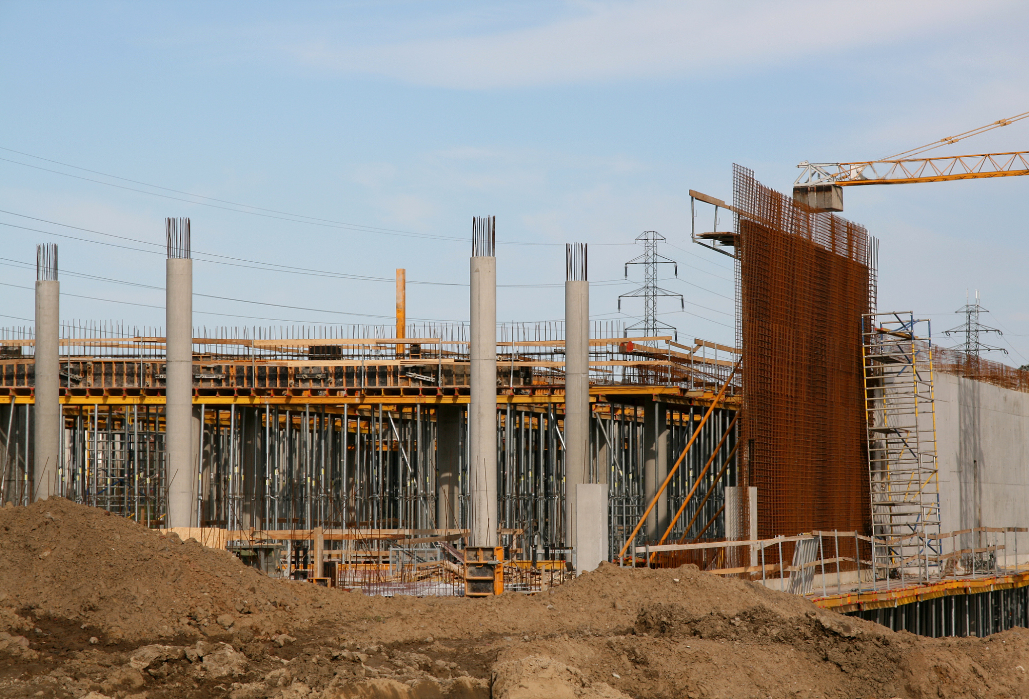building a shopping mall