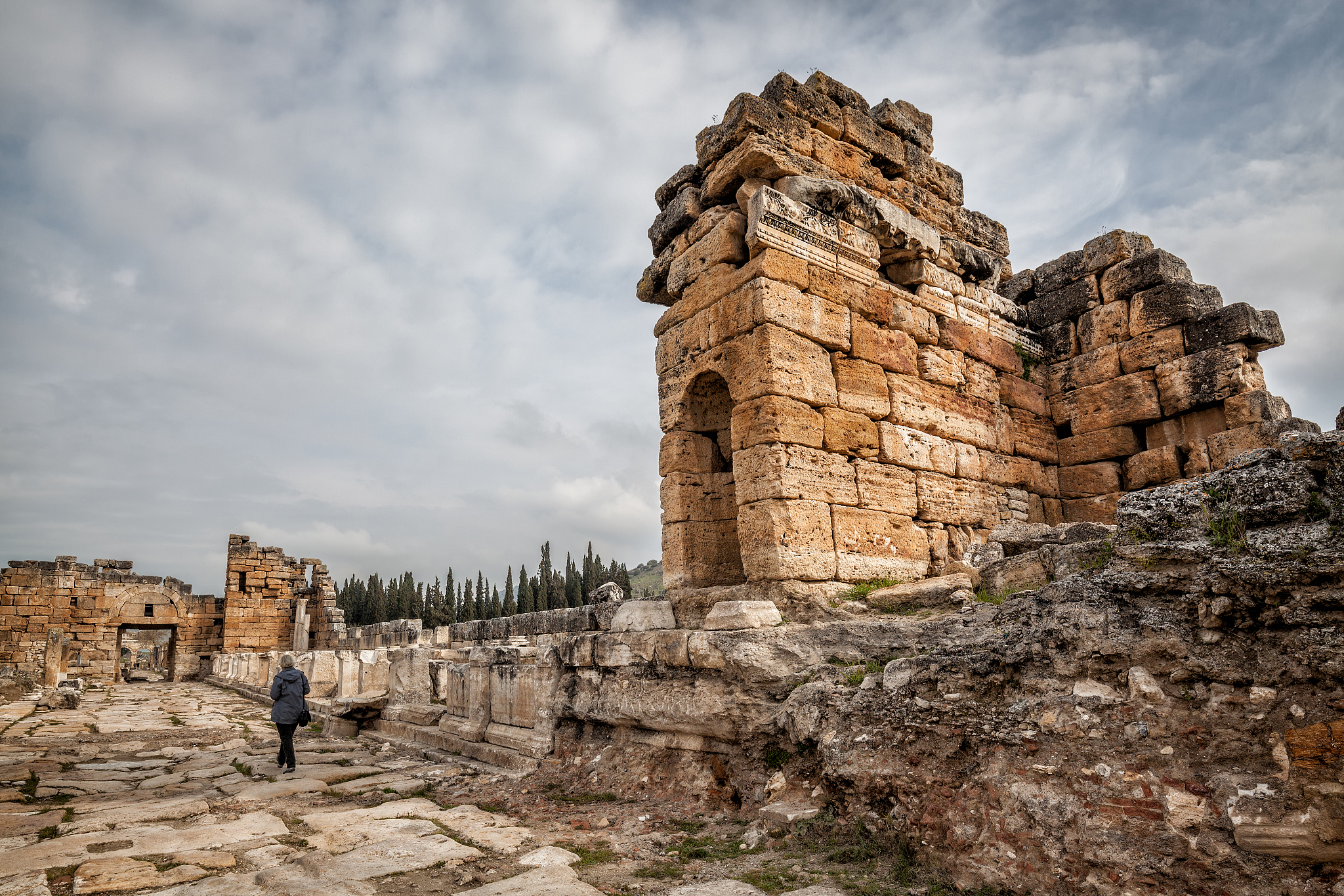 hierapolis, ninfeo triton and north byzantine door