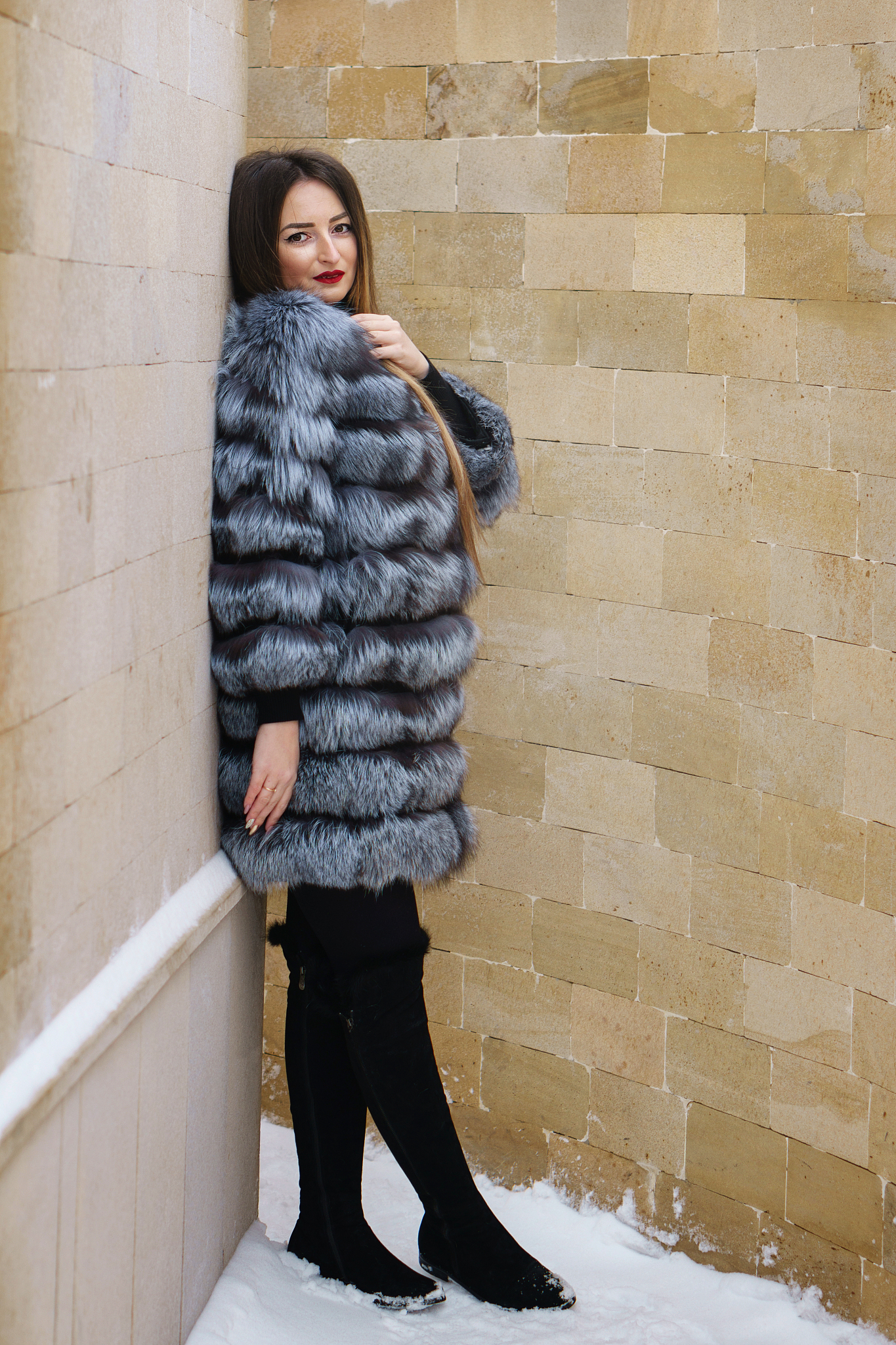 时尚舒适！女士保暖仿皮草开衫外套评论