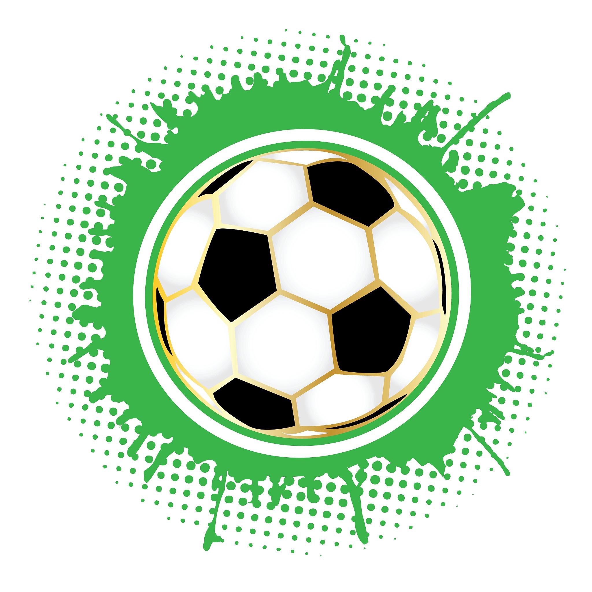 perfect soccer ball or football.