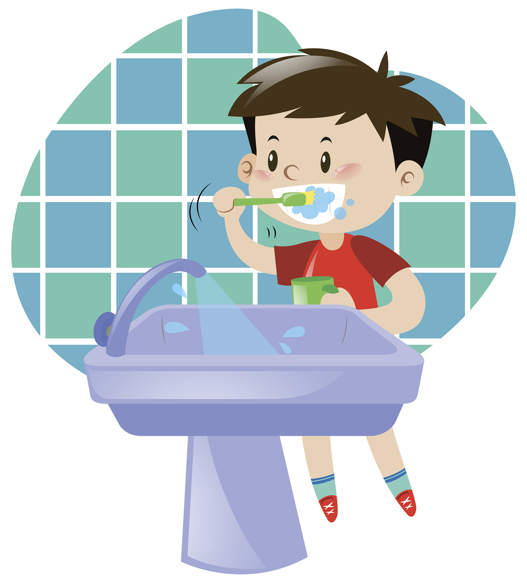 幼儿园盥洗内容：洗手、刷牙、洗脸、梳头、换衣，全面呵护孩子健康