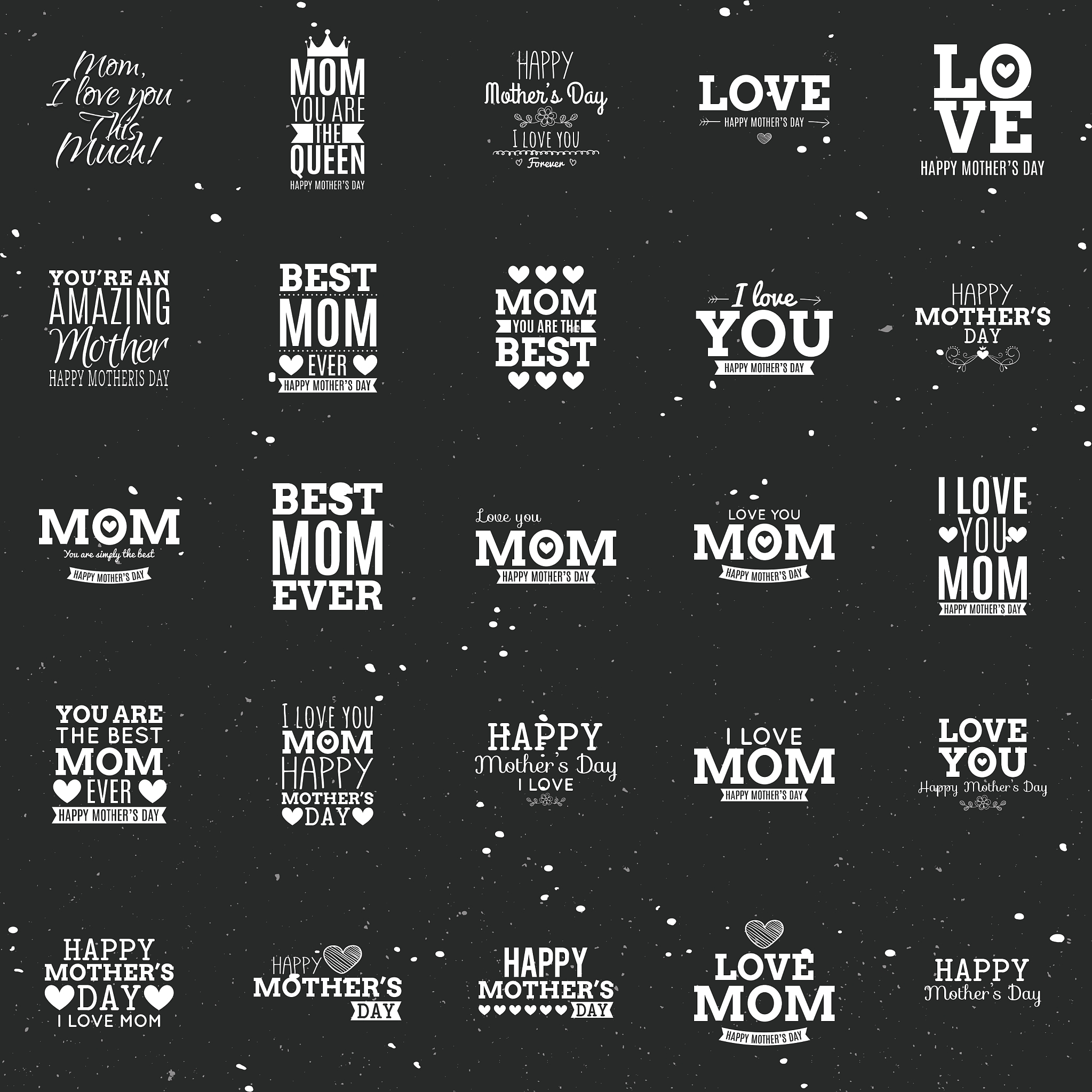 mother day labels