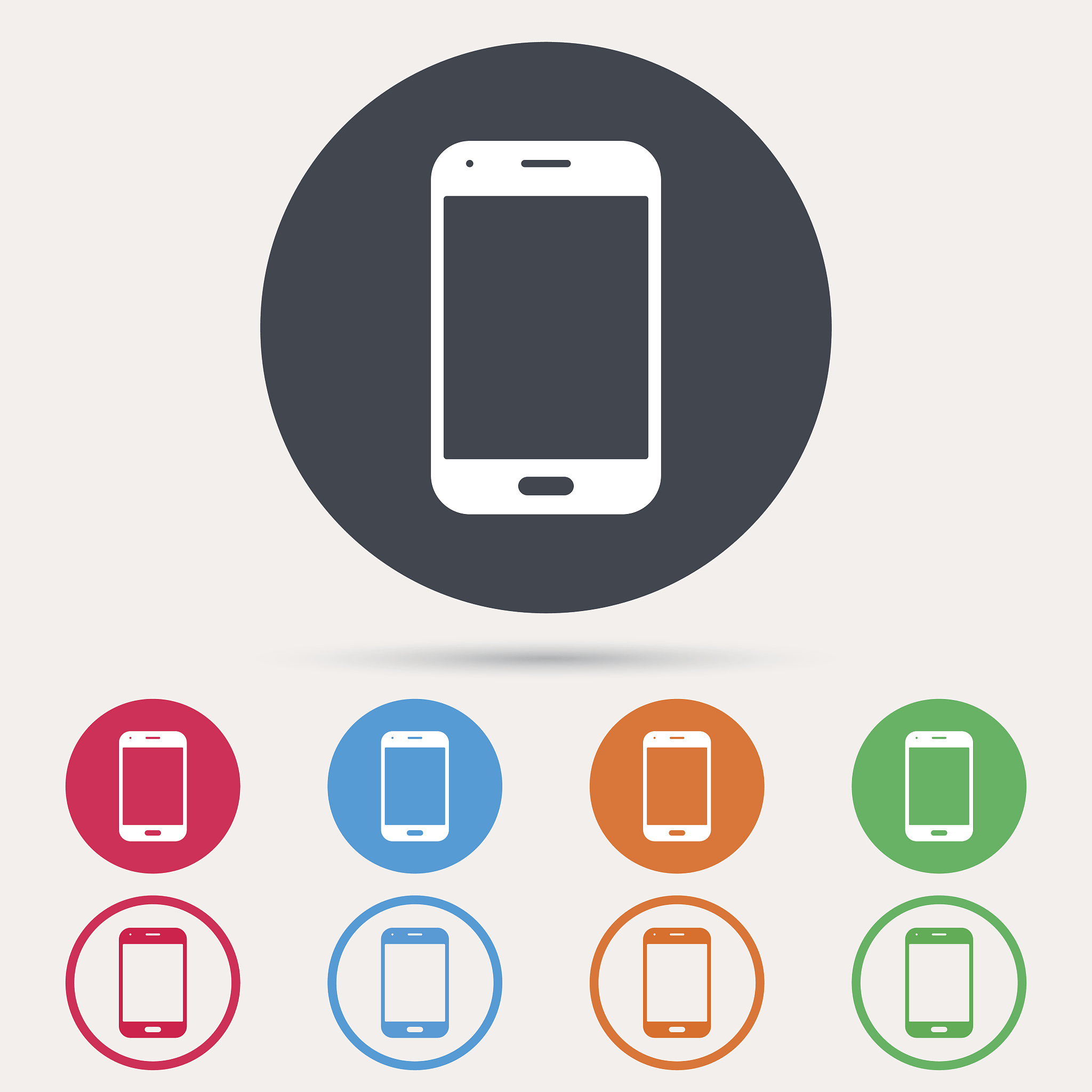 smartphone icon. mobile phone communication.