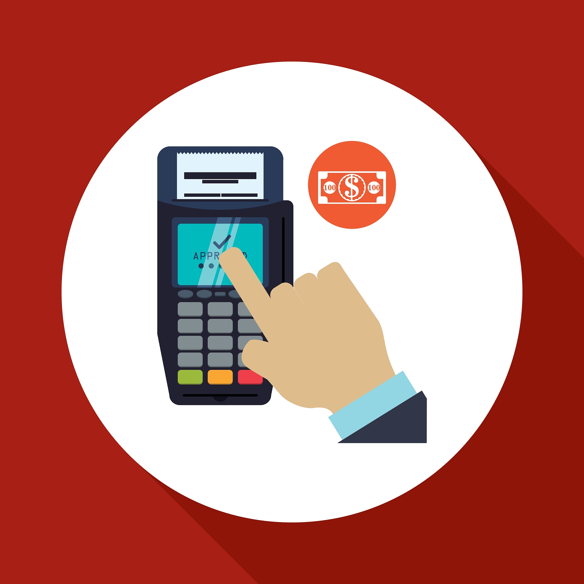 invoice design online payment isolated