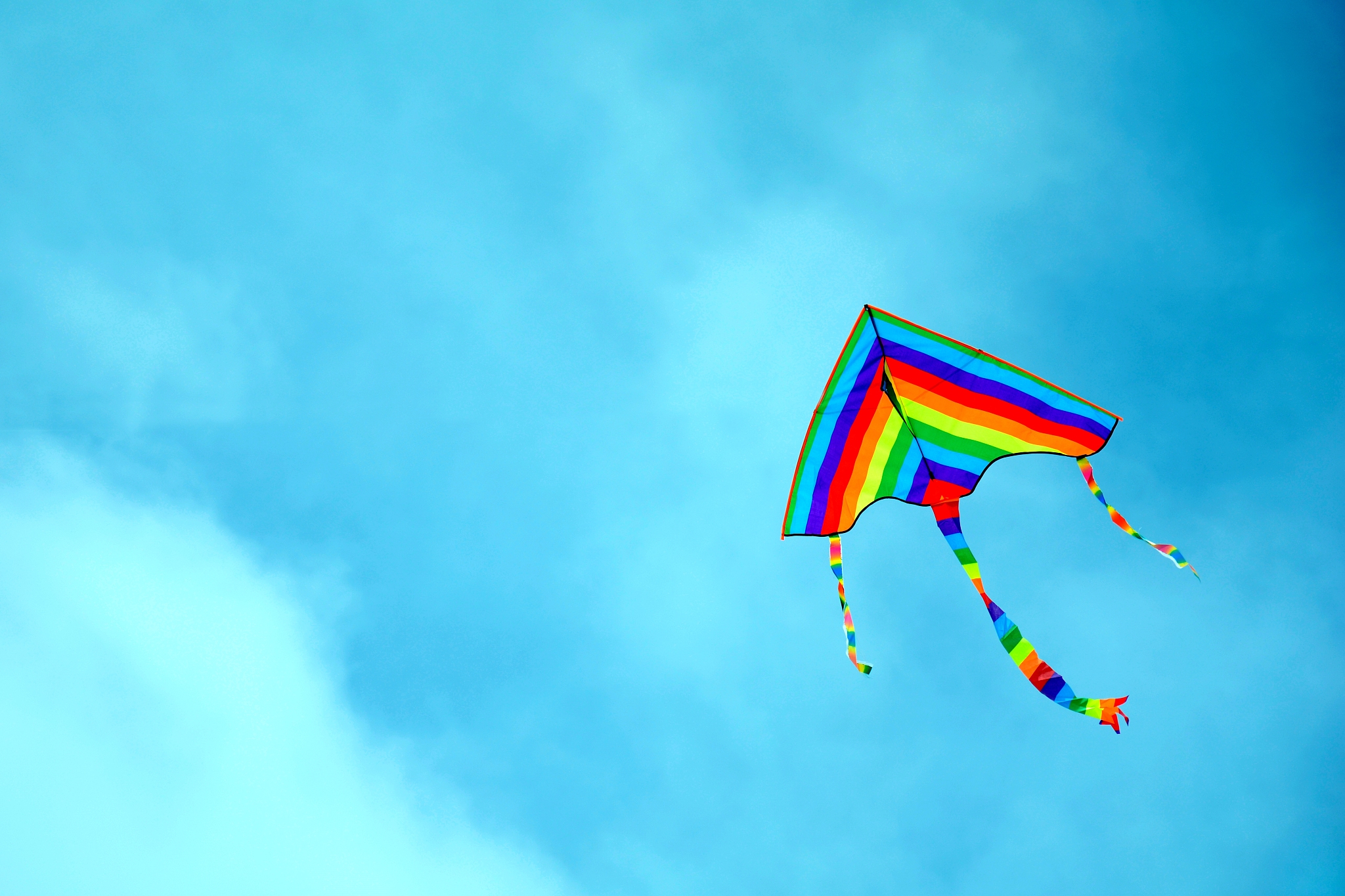 rainbow kite