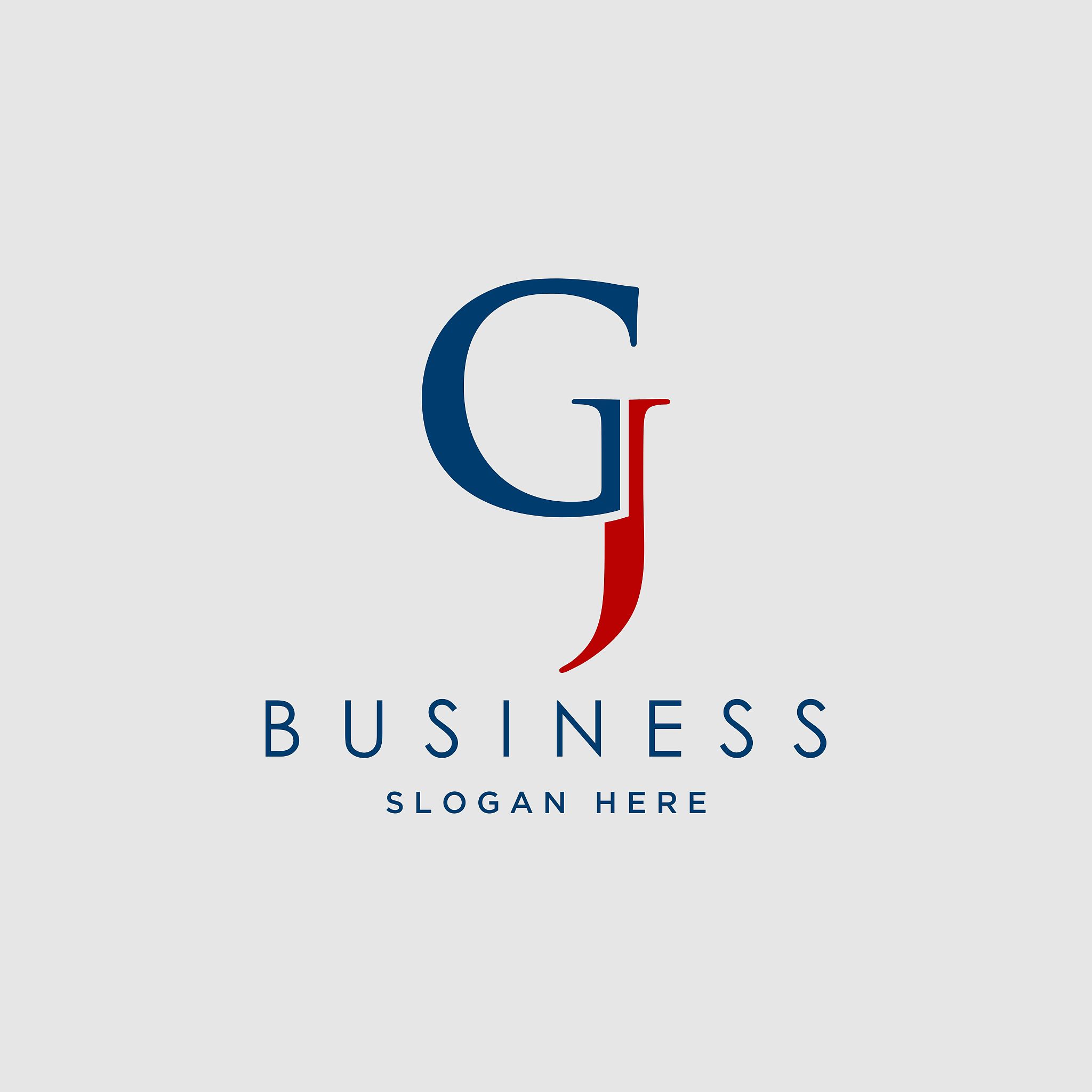 unique perfect modern stylish attractive geometric "gj" initial 