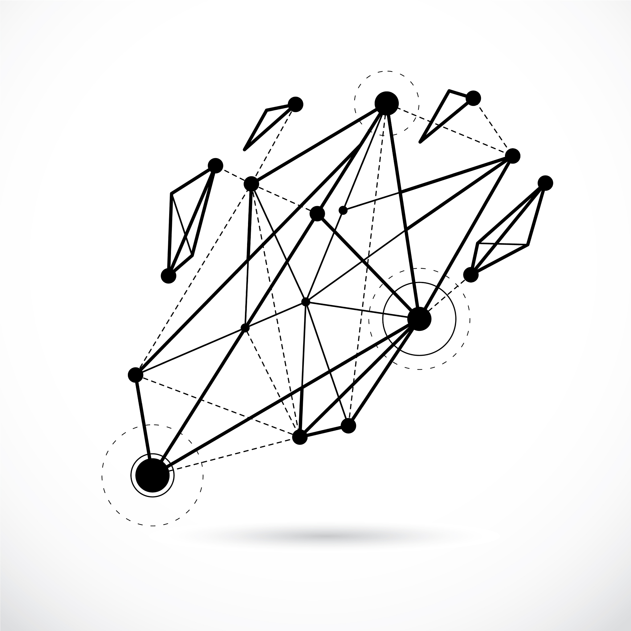 abstract background isometric dimensional shape