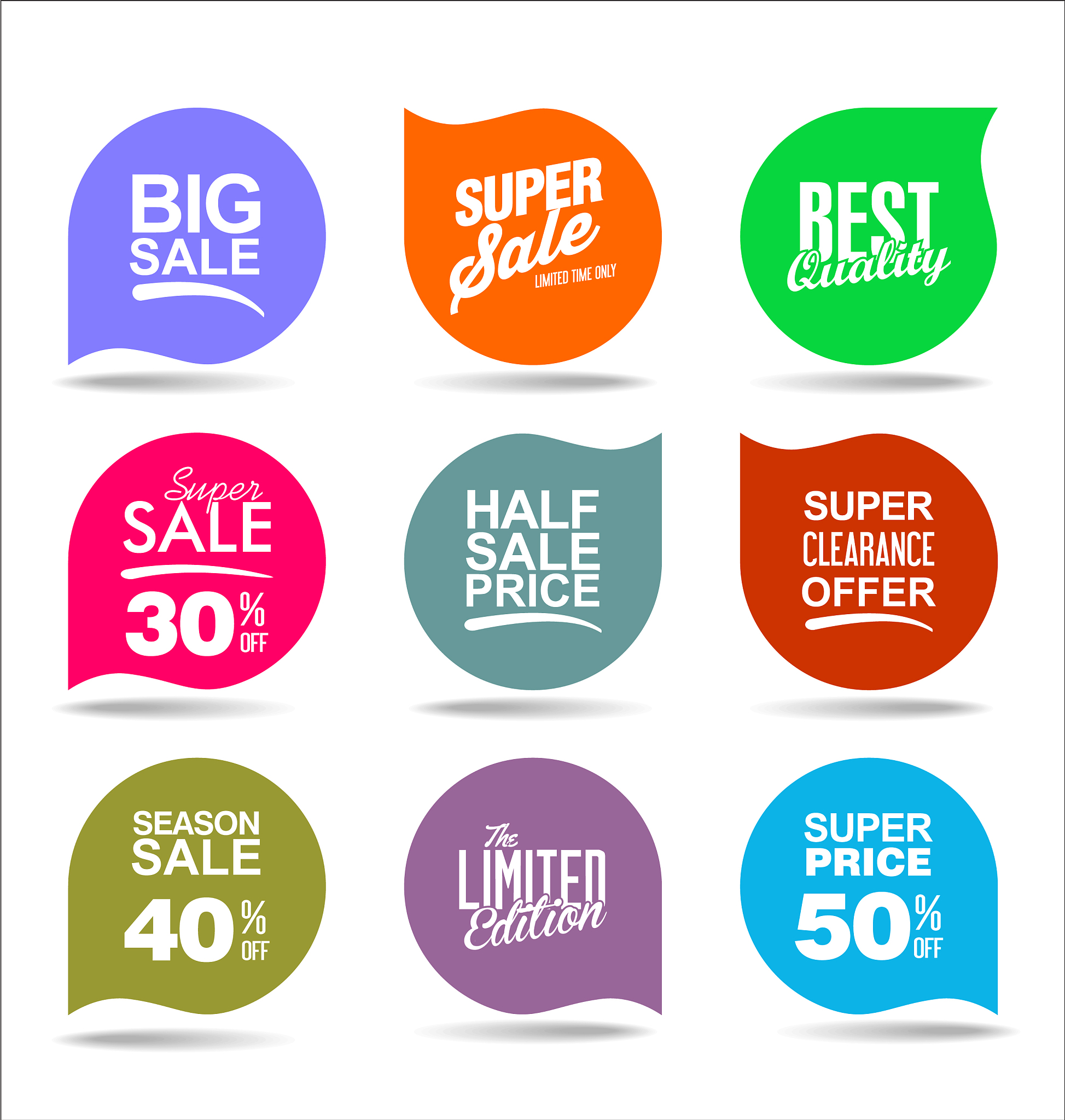 collection modern sale stickers and tags 5