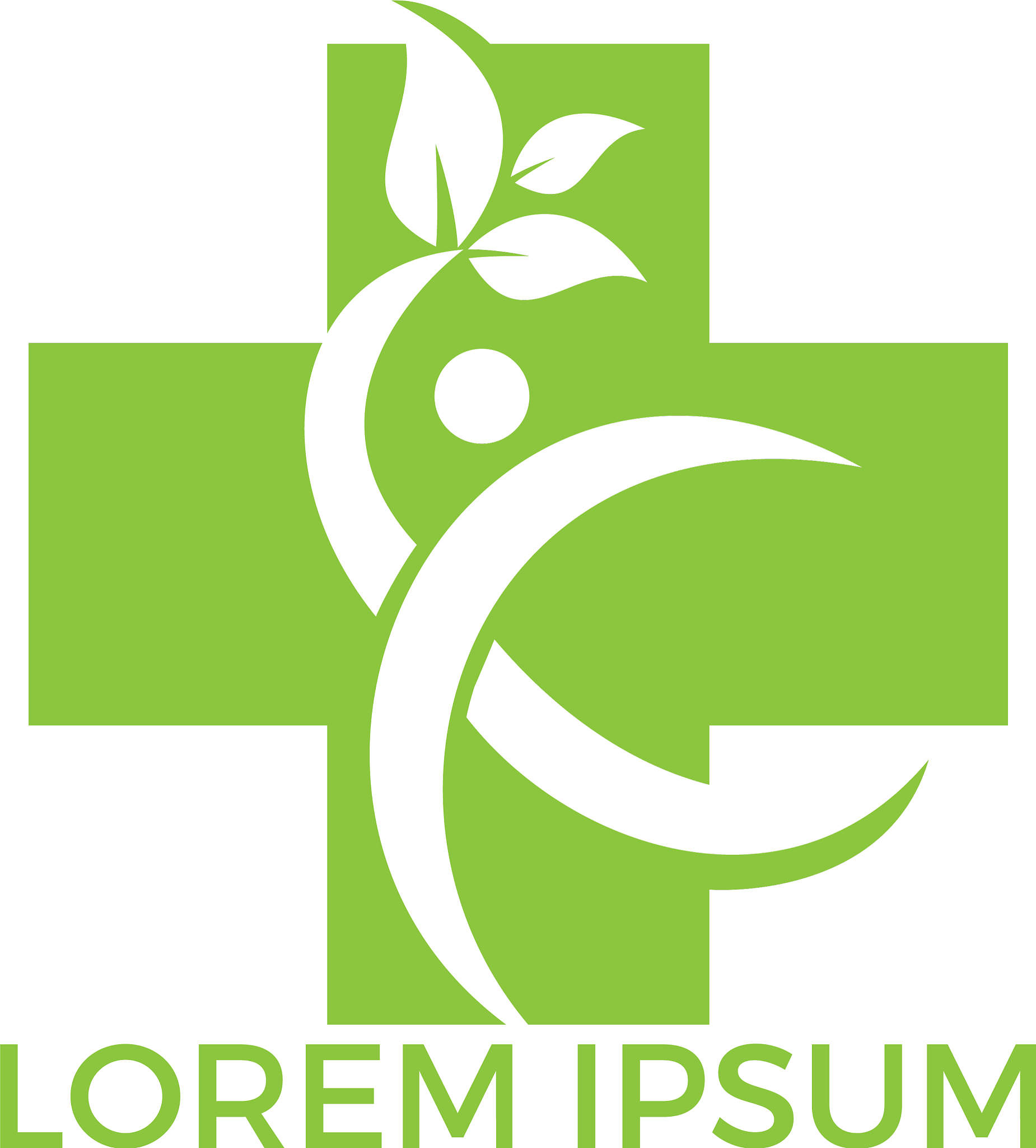 abstract medical logo design