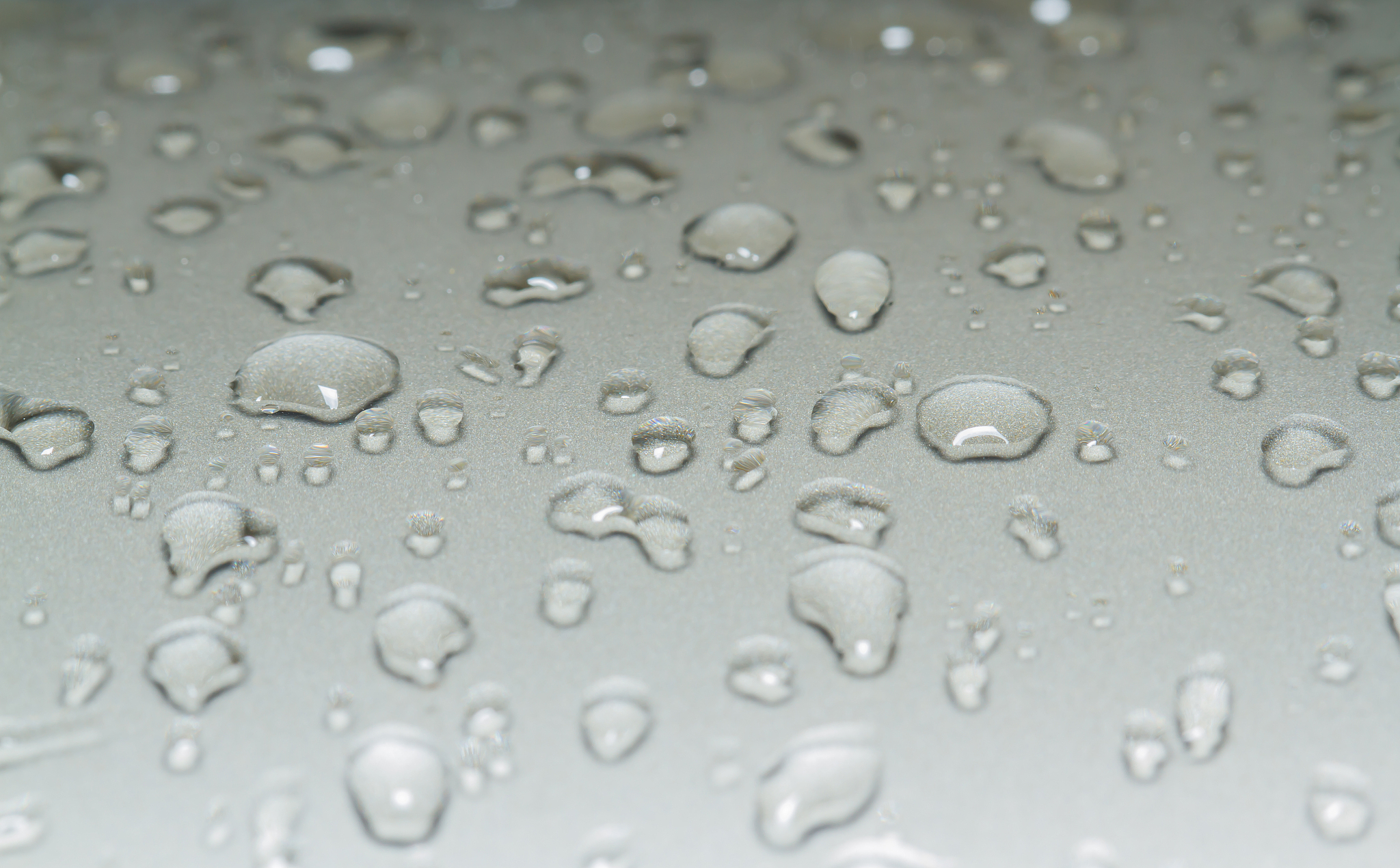 water drops on glass
