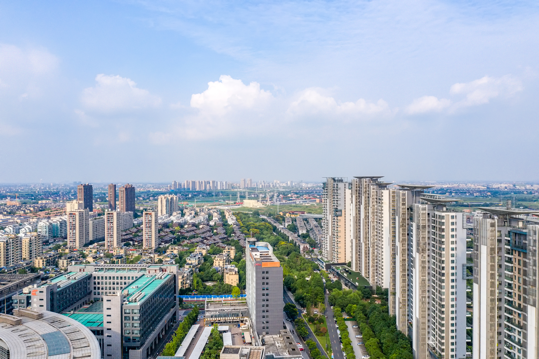 余杭临平城市风光