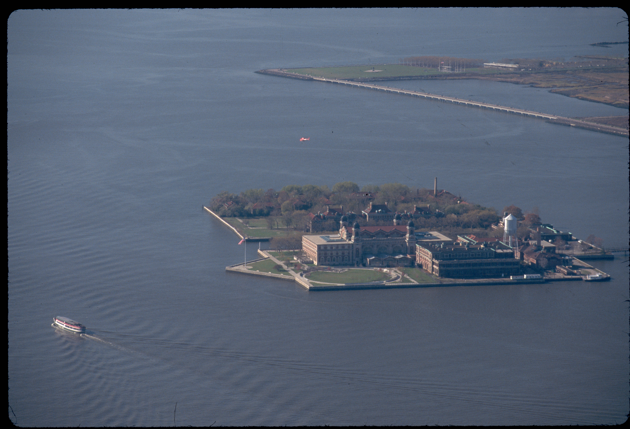 ellis island in upper new york bay