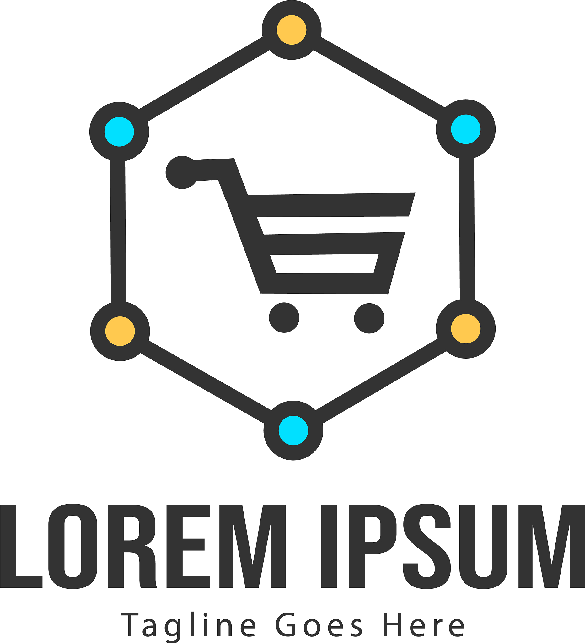 shopping logo template design shopping logo with