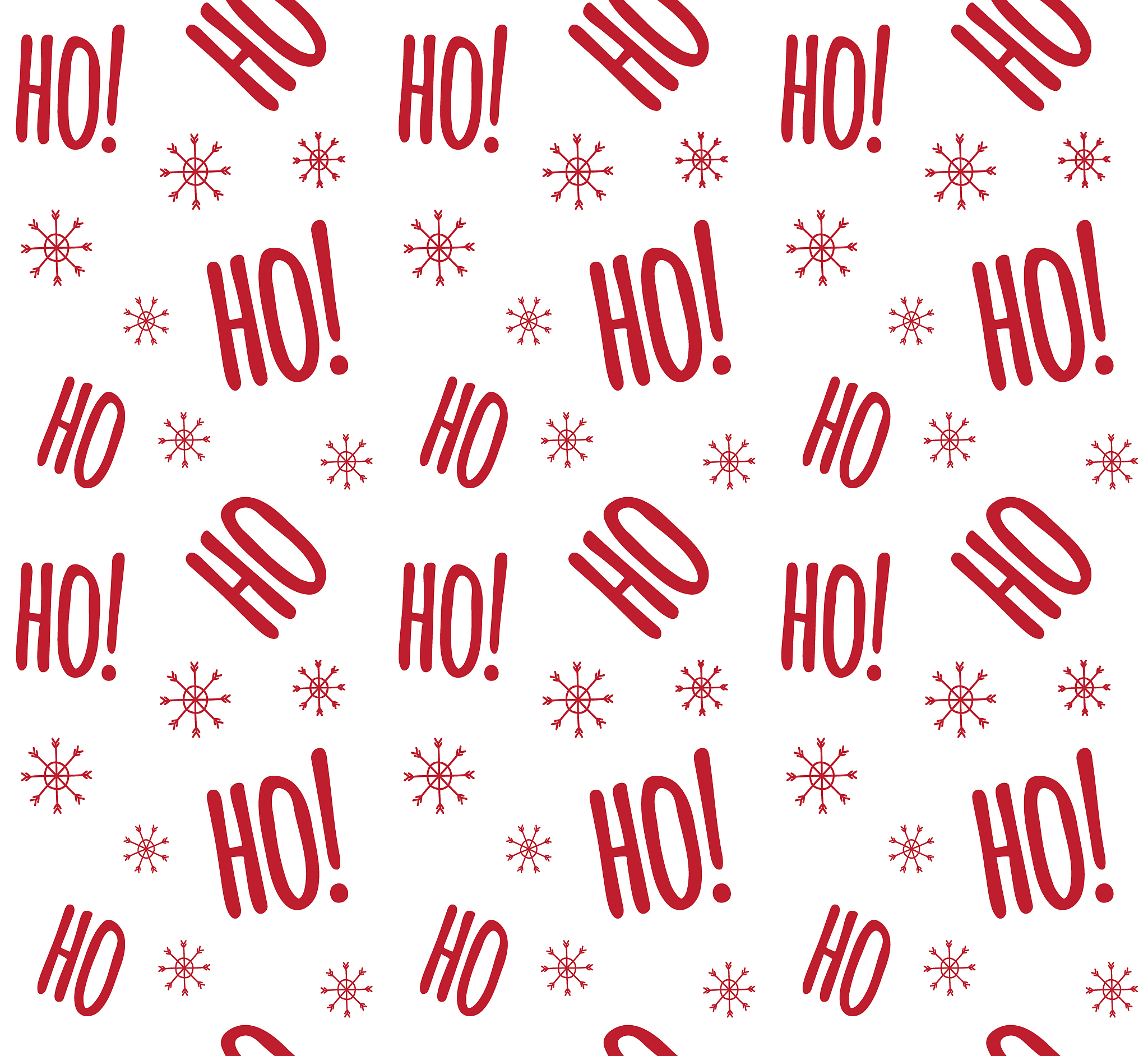 vector seamless pattern of christmas ho ho ho santa text and sno