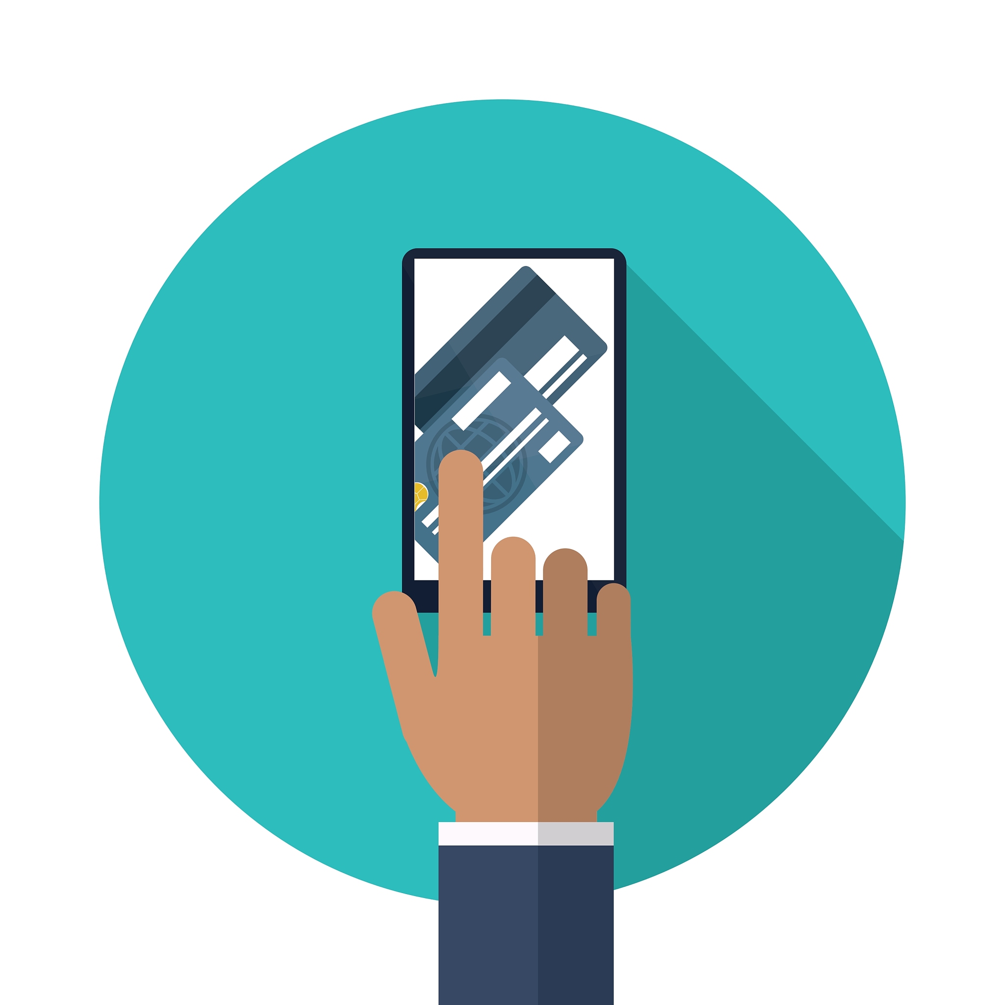 mobile payment icons design