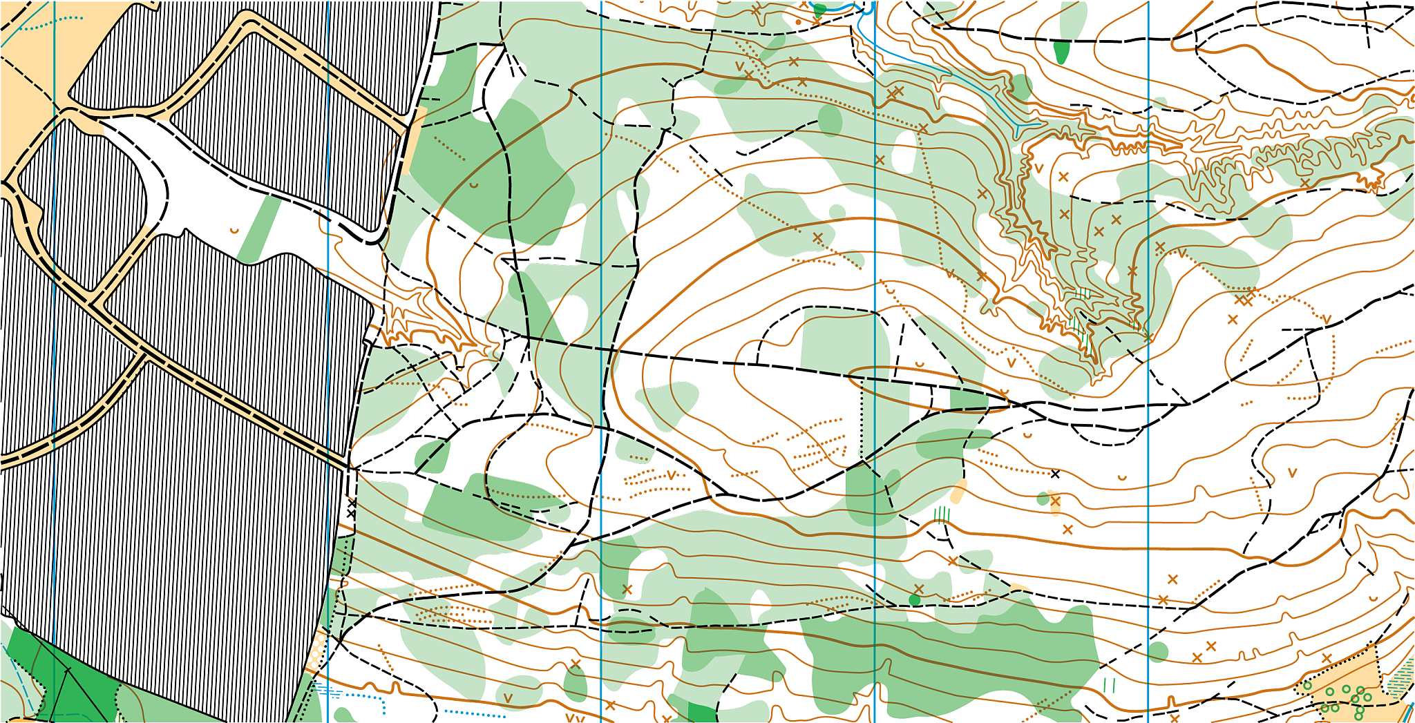 abstract topographic map