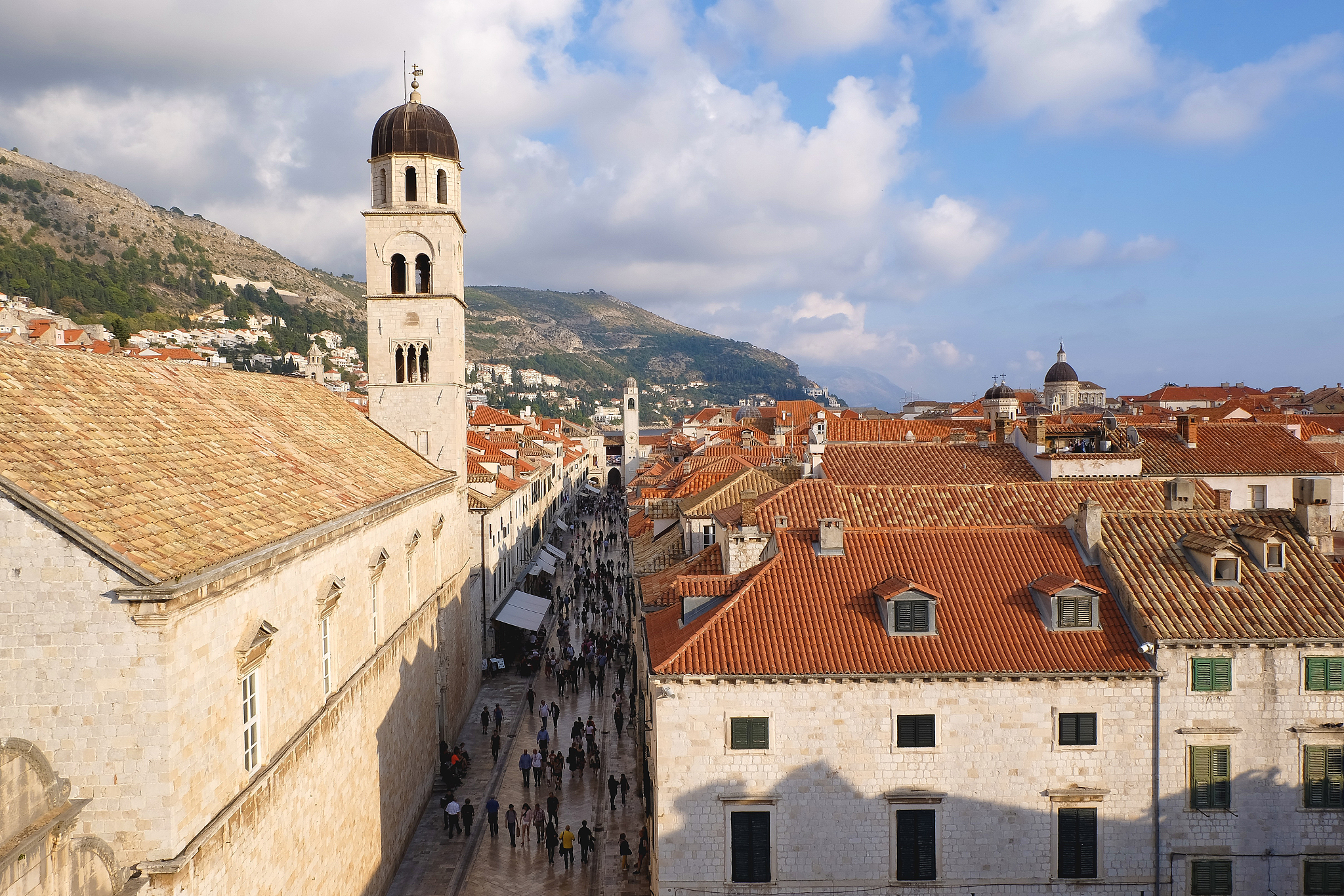 landscape view of dubrovnik croatia world heritage site famous l
