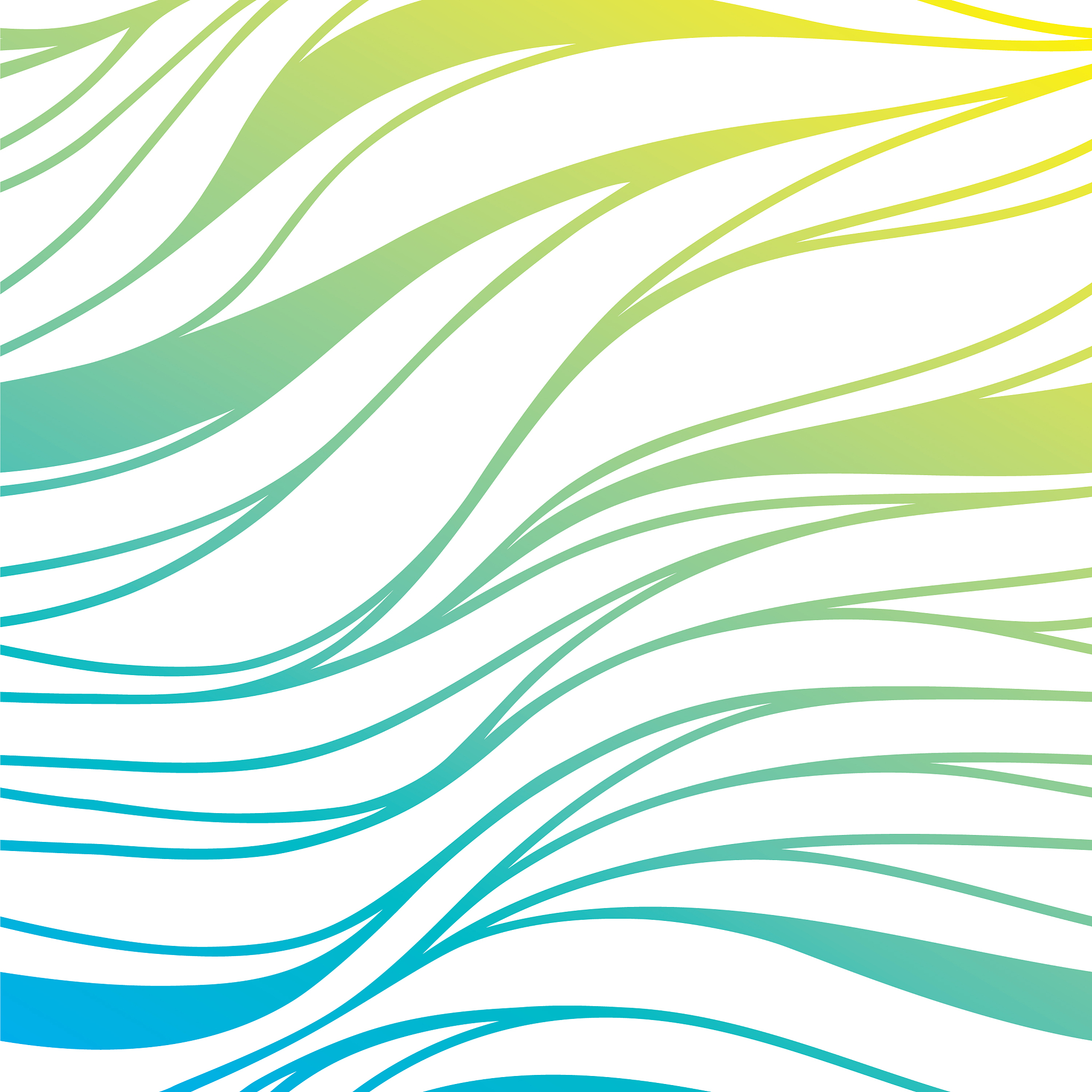 color hand-drawing wave sea background blue