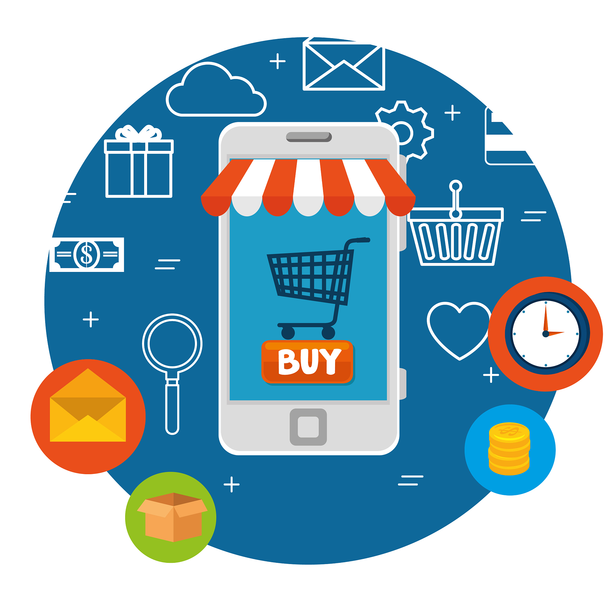 e commerce concept online shopping
