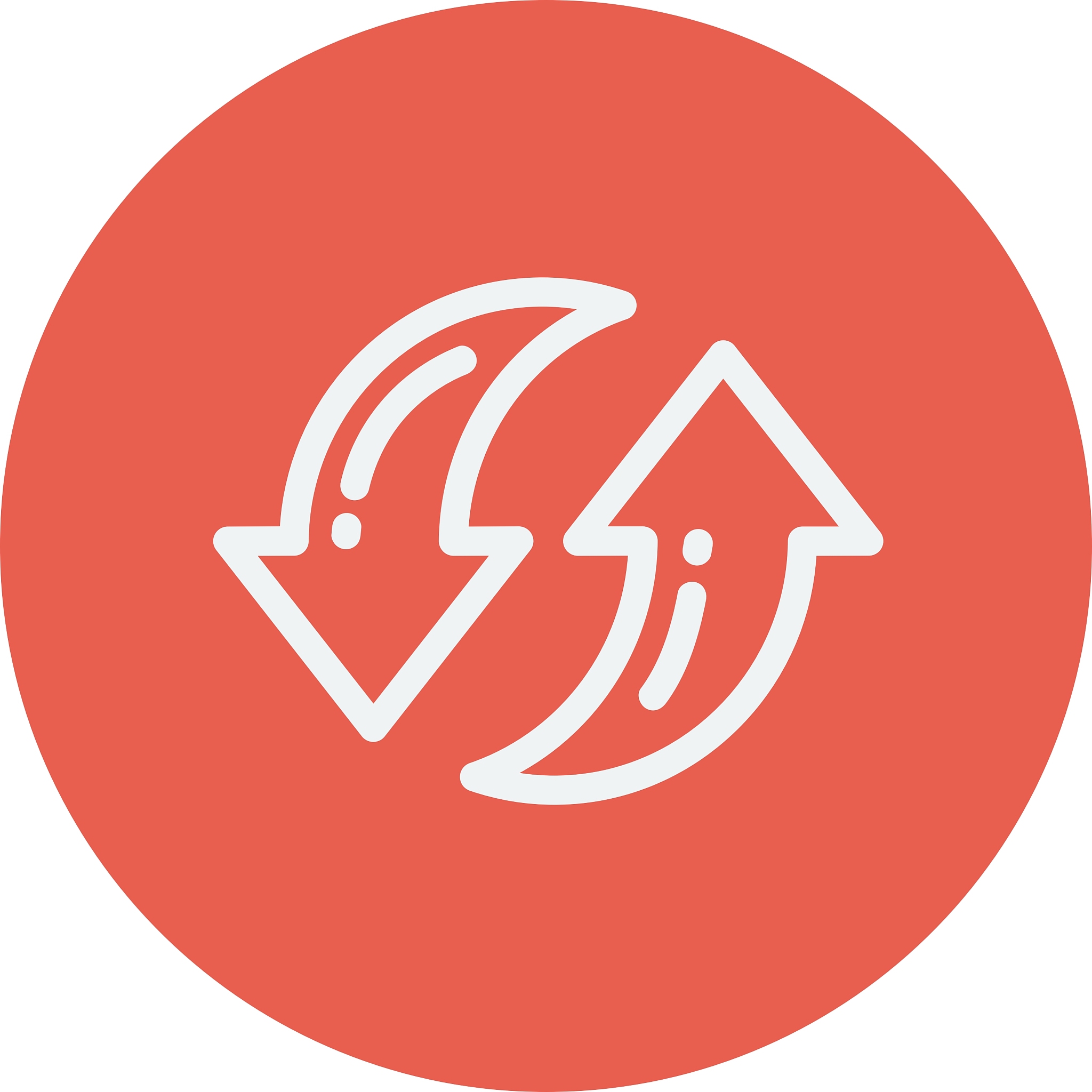 pair of arrow thin line icon