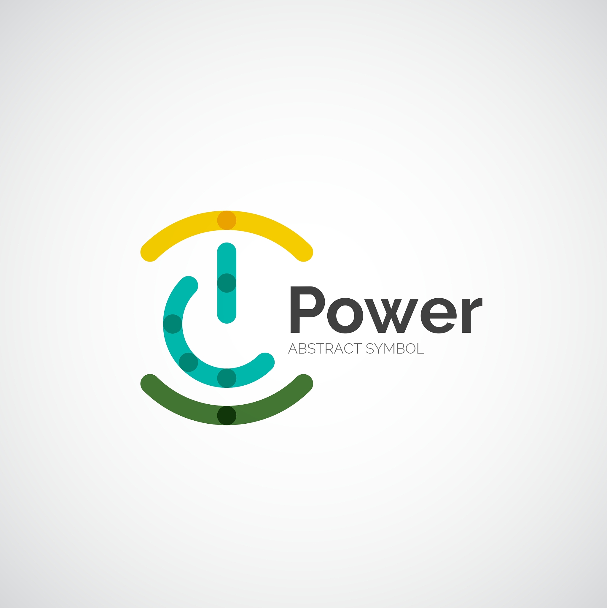 power button logo design