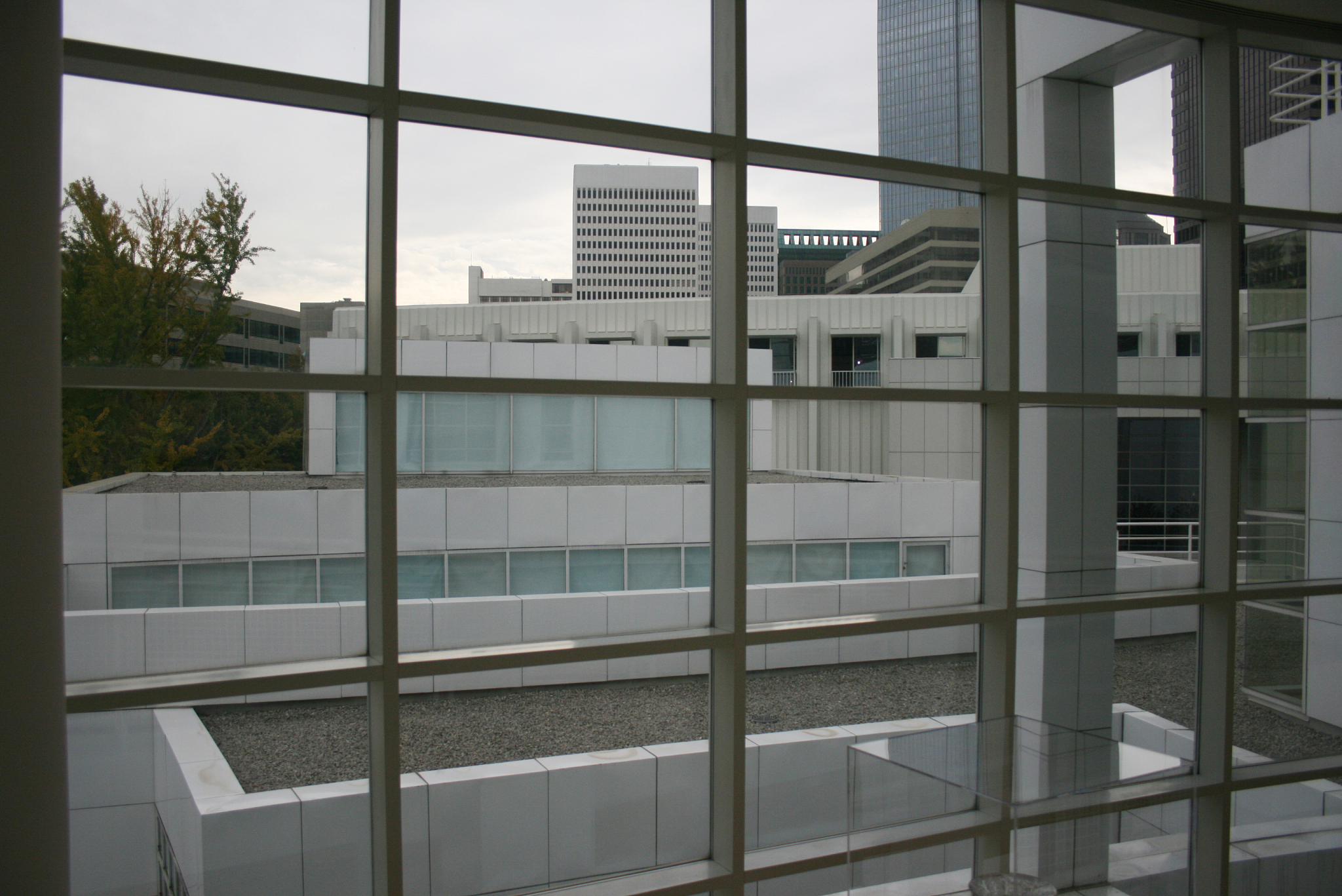 modern glass building