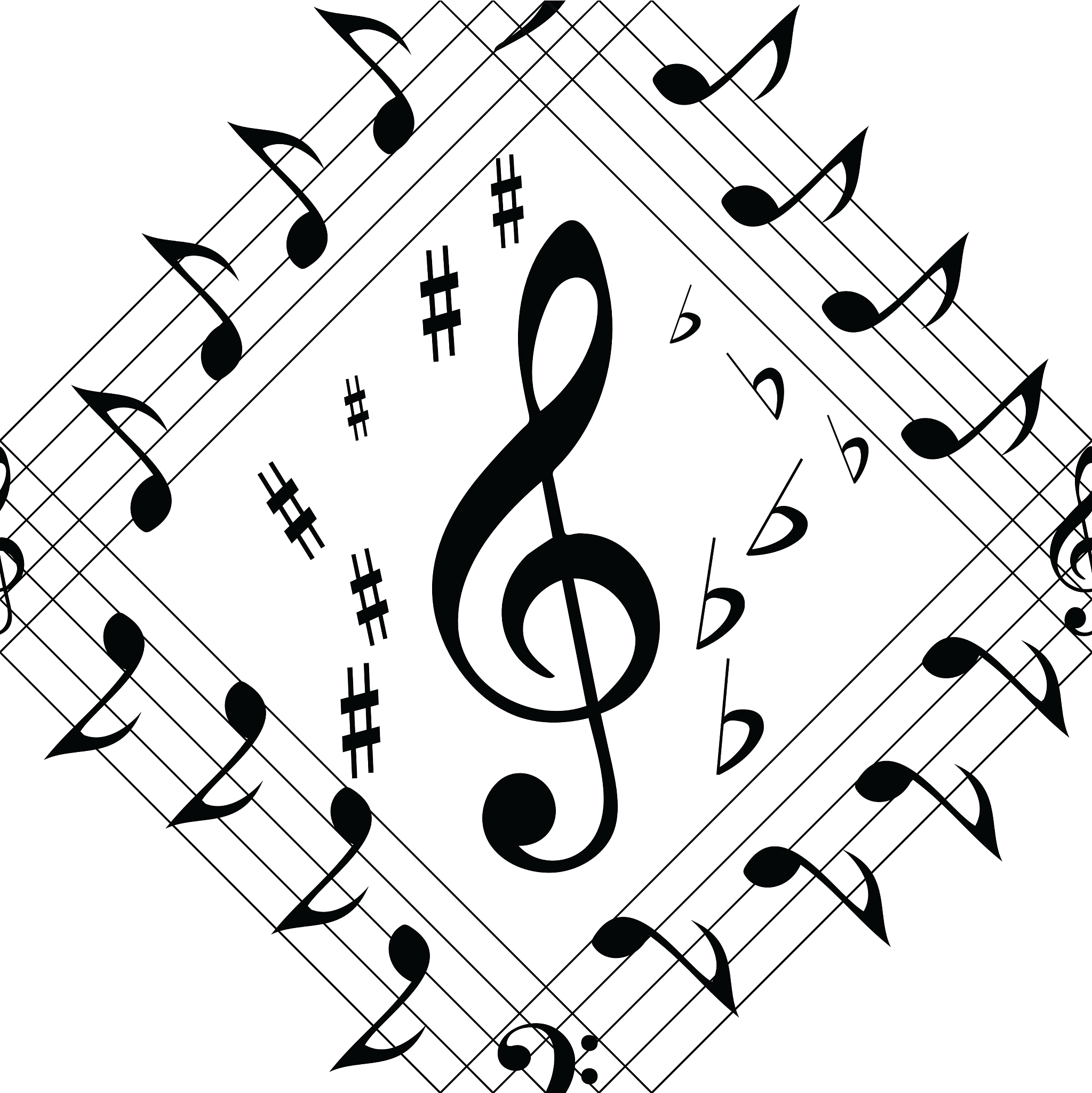 vector musical pattern