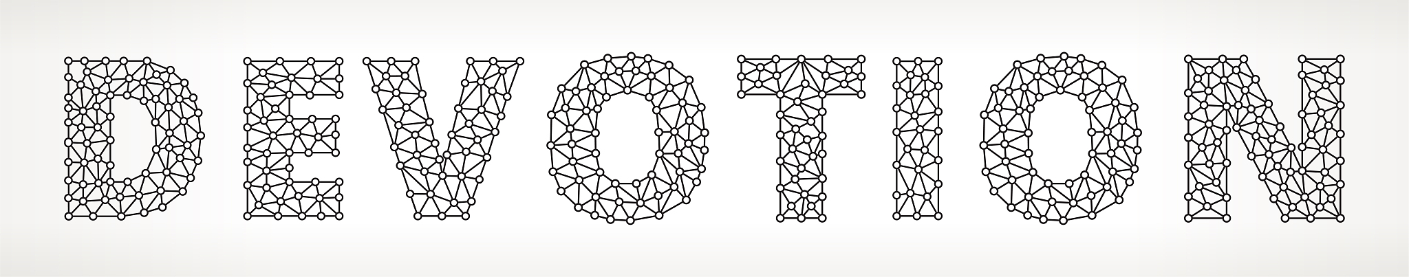 devotion triangular vector pattern.