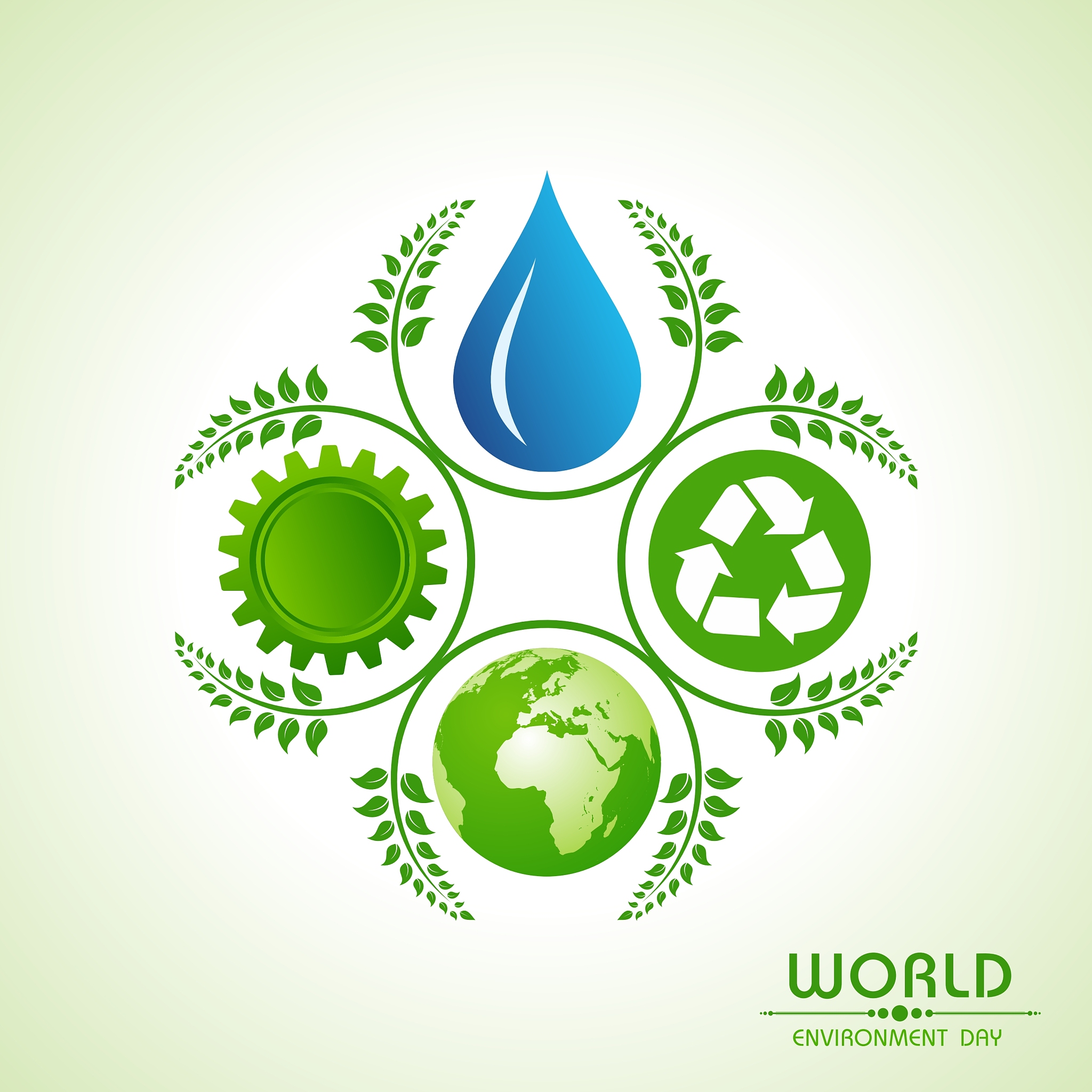 world environment day greeting design
