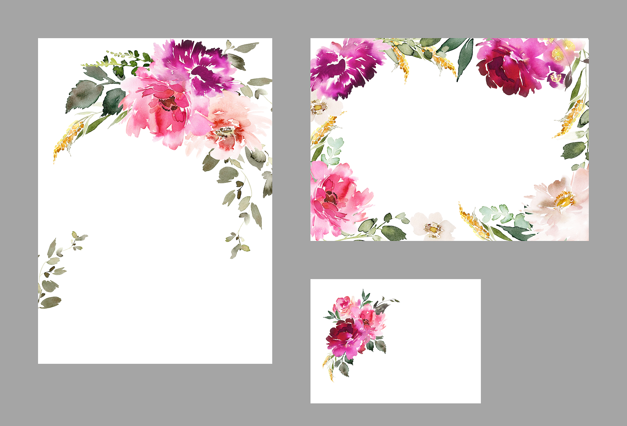 形容花卉植物贺卡好看