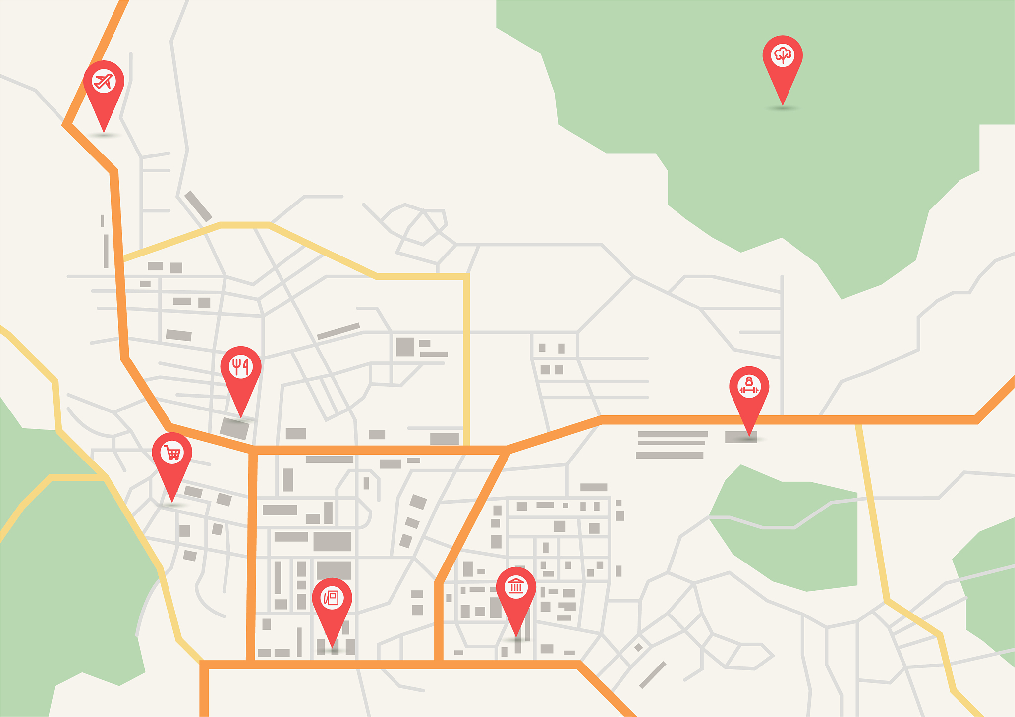 city map