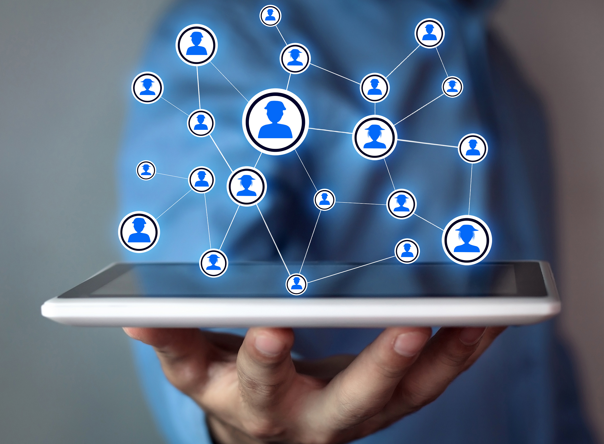 business connection and social network.