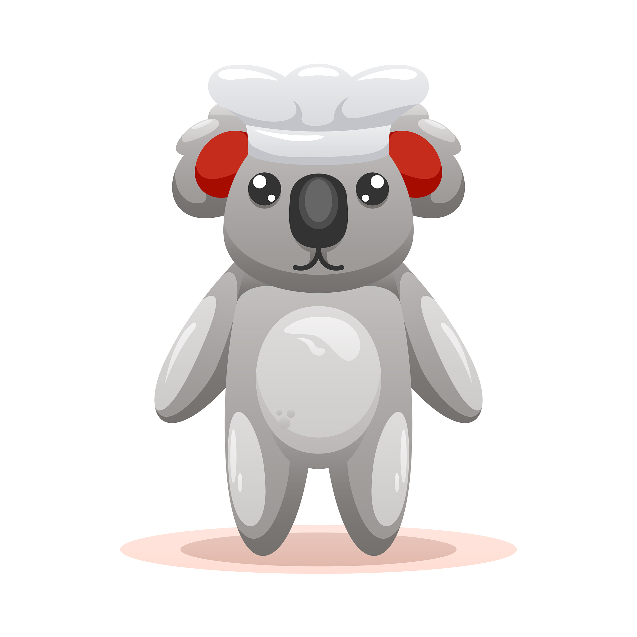 请你帮我设计一款会武术的可爱山羊形象。萌萌的可可爱爱的