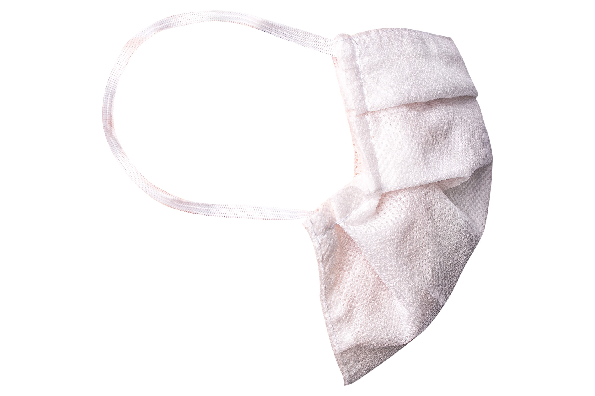 medical protective white mask against viruses.