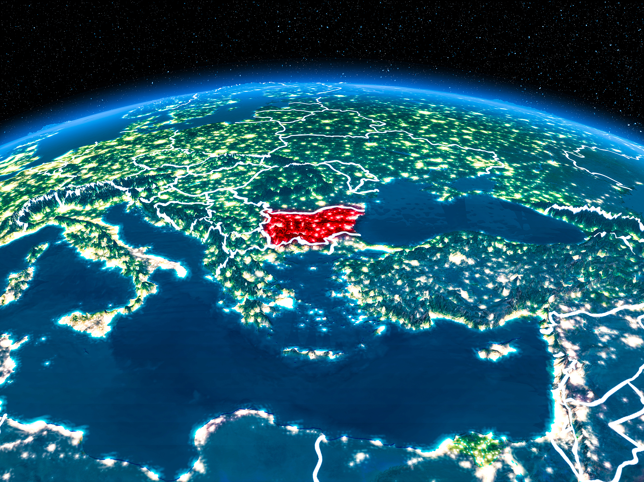 夜间灯光遥感数据