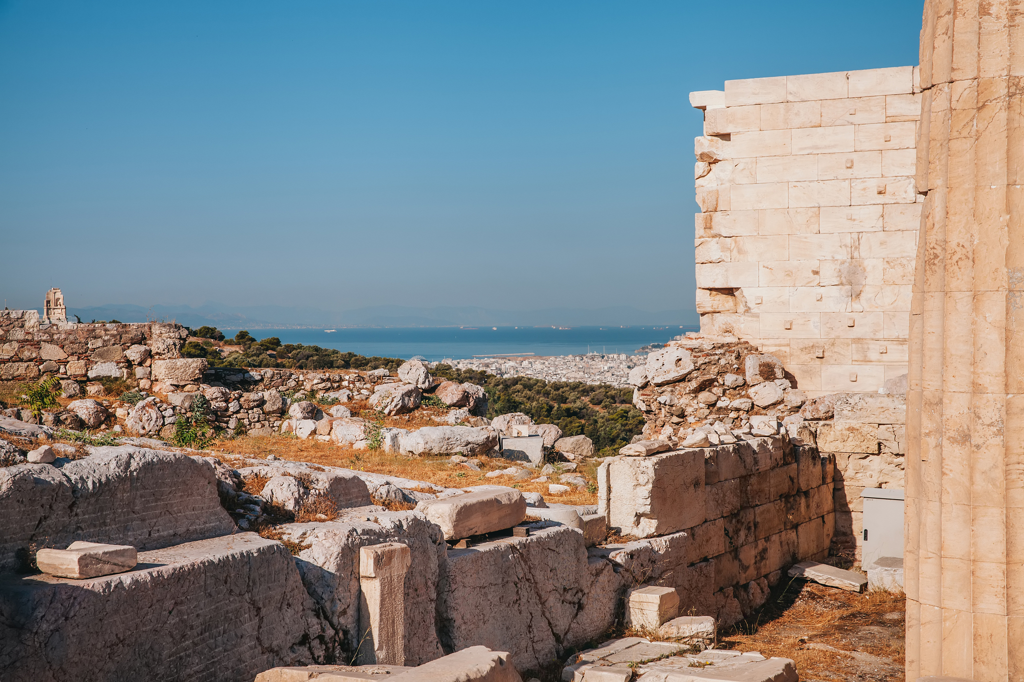 acropolis hill, athens, greece