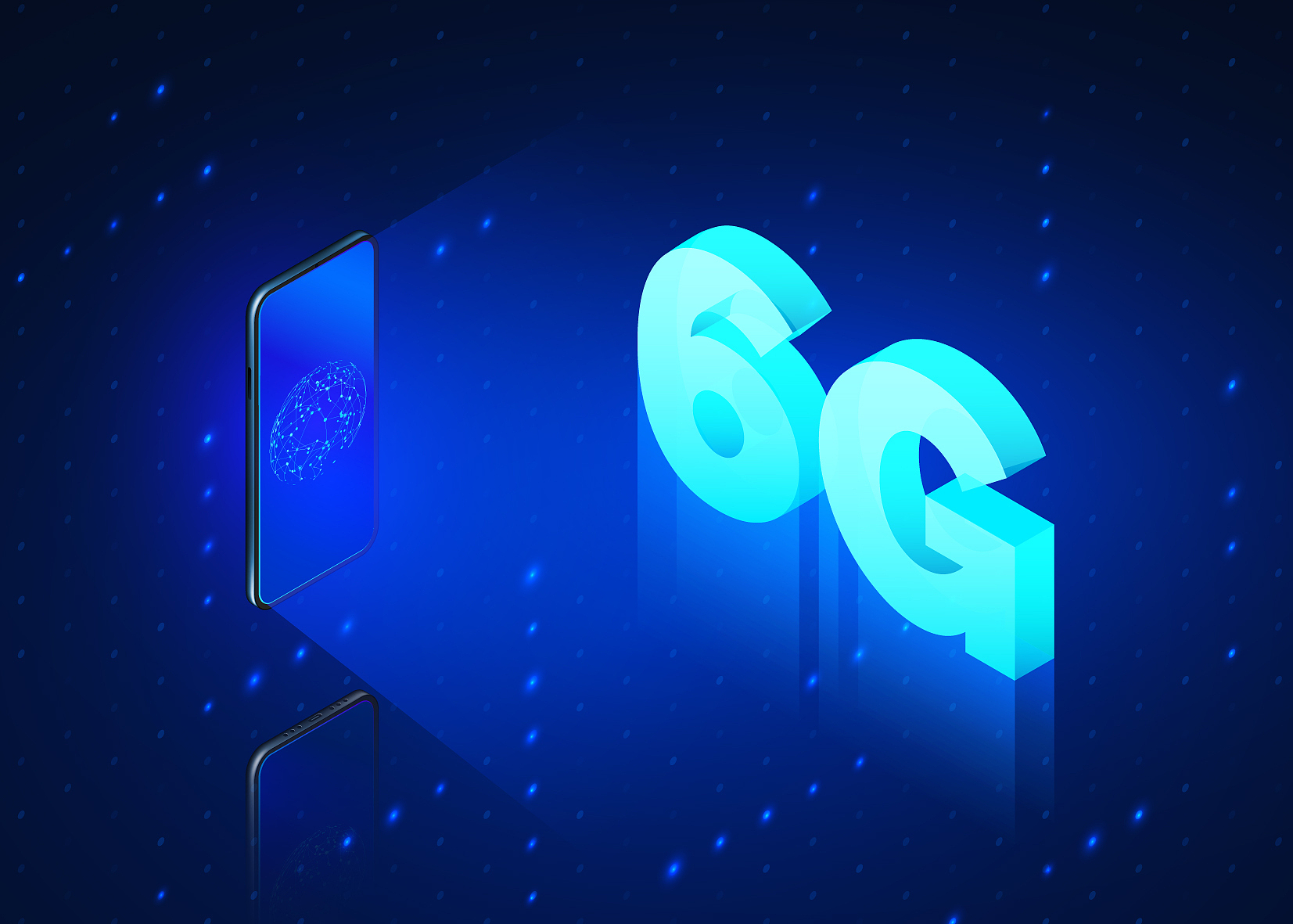 6g fast mobile networks mobile phone with global