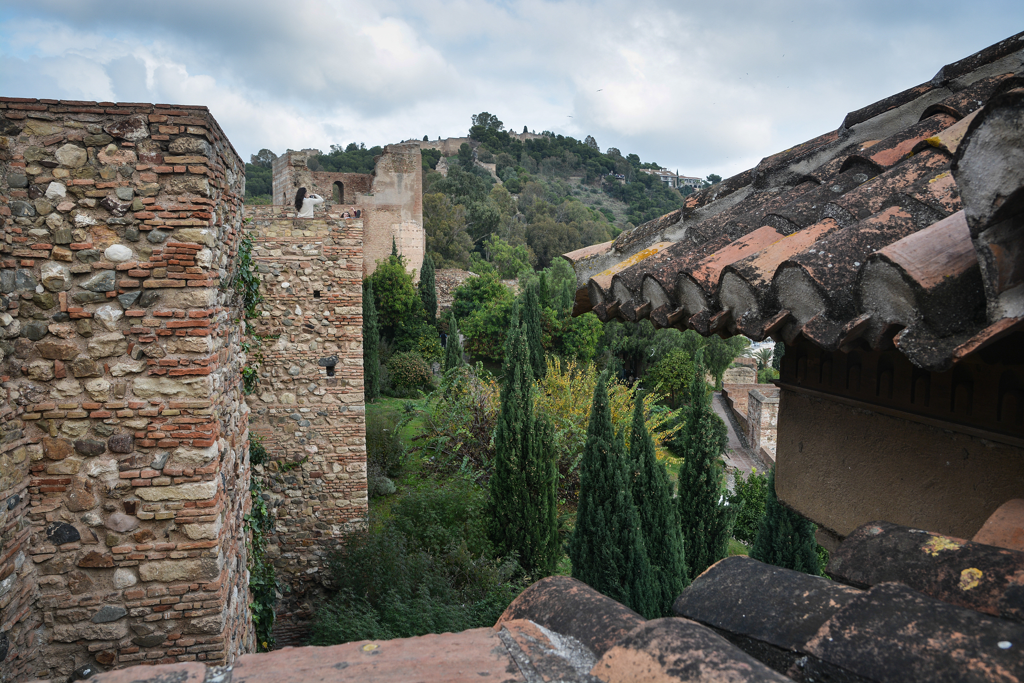 fortress of malaga, andalusia.