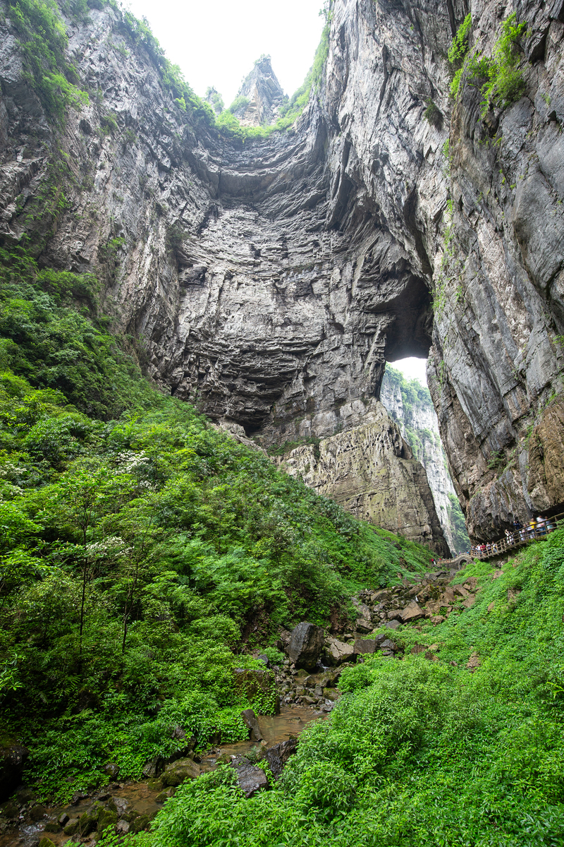 重庆武隆天生三桥的风景