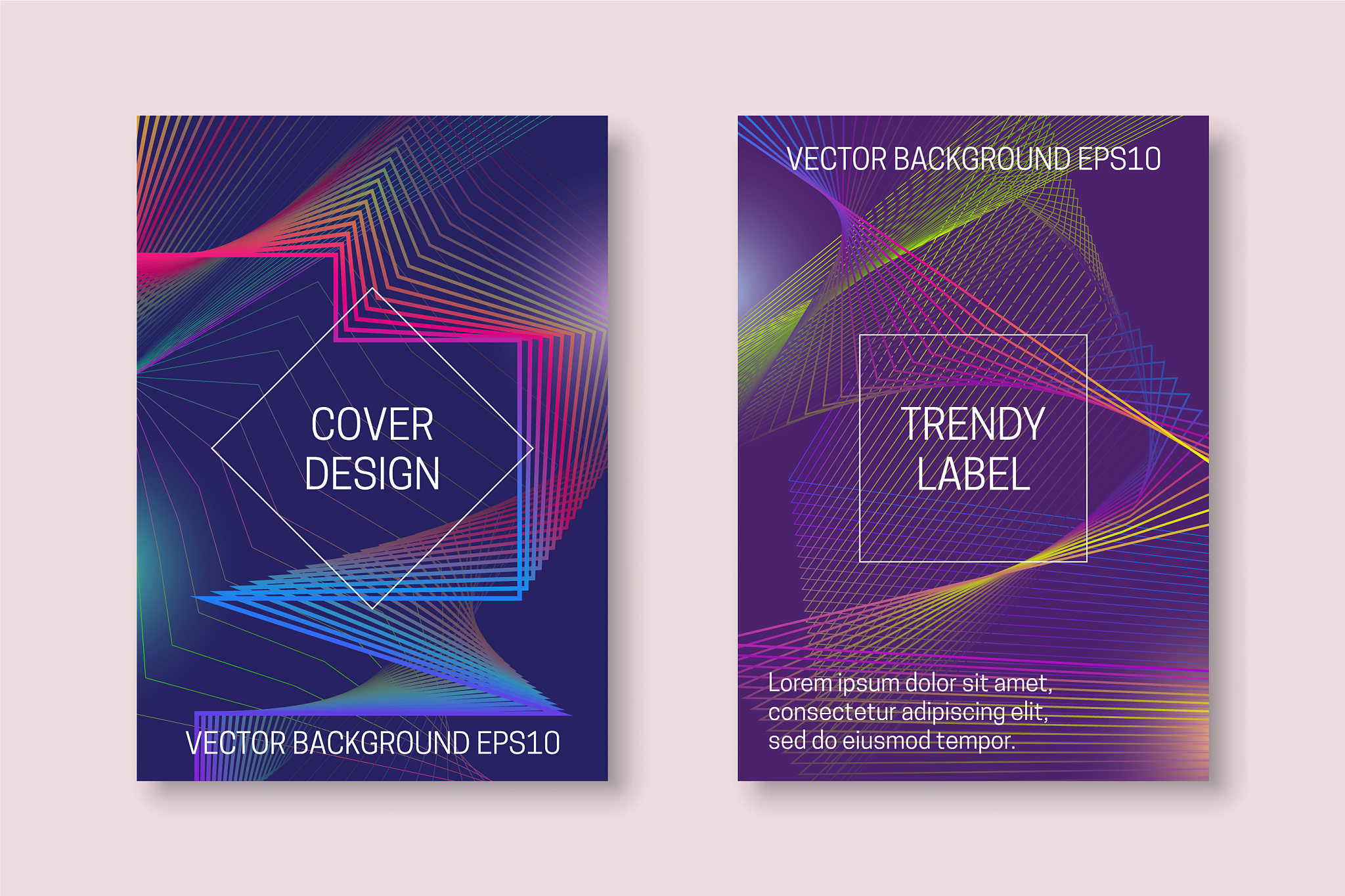vibrant cover design with colorful pulsation