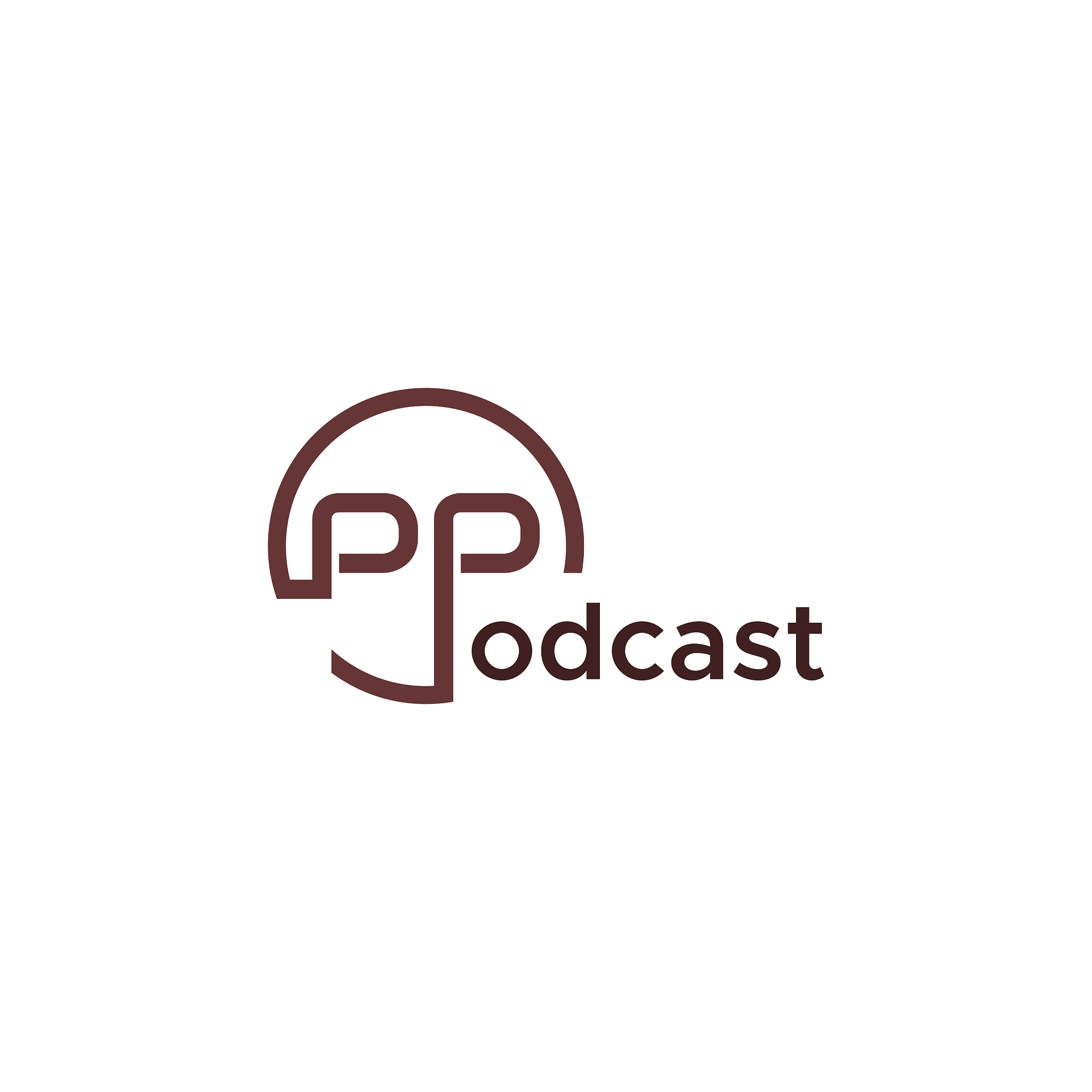 podcast text logo