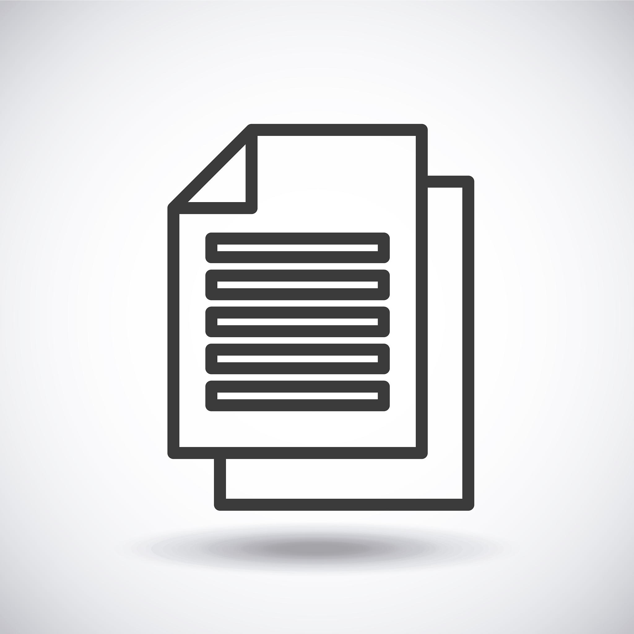 document silhouette icon design graphic