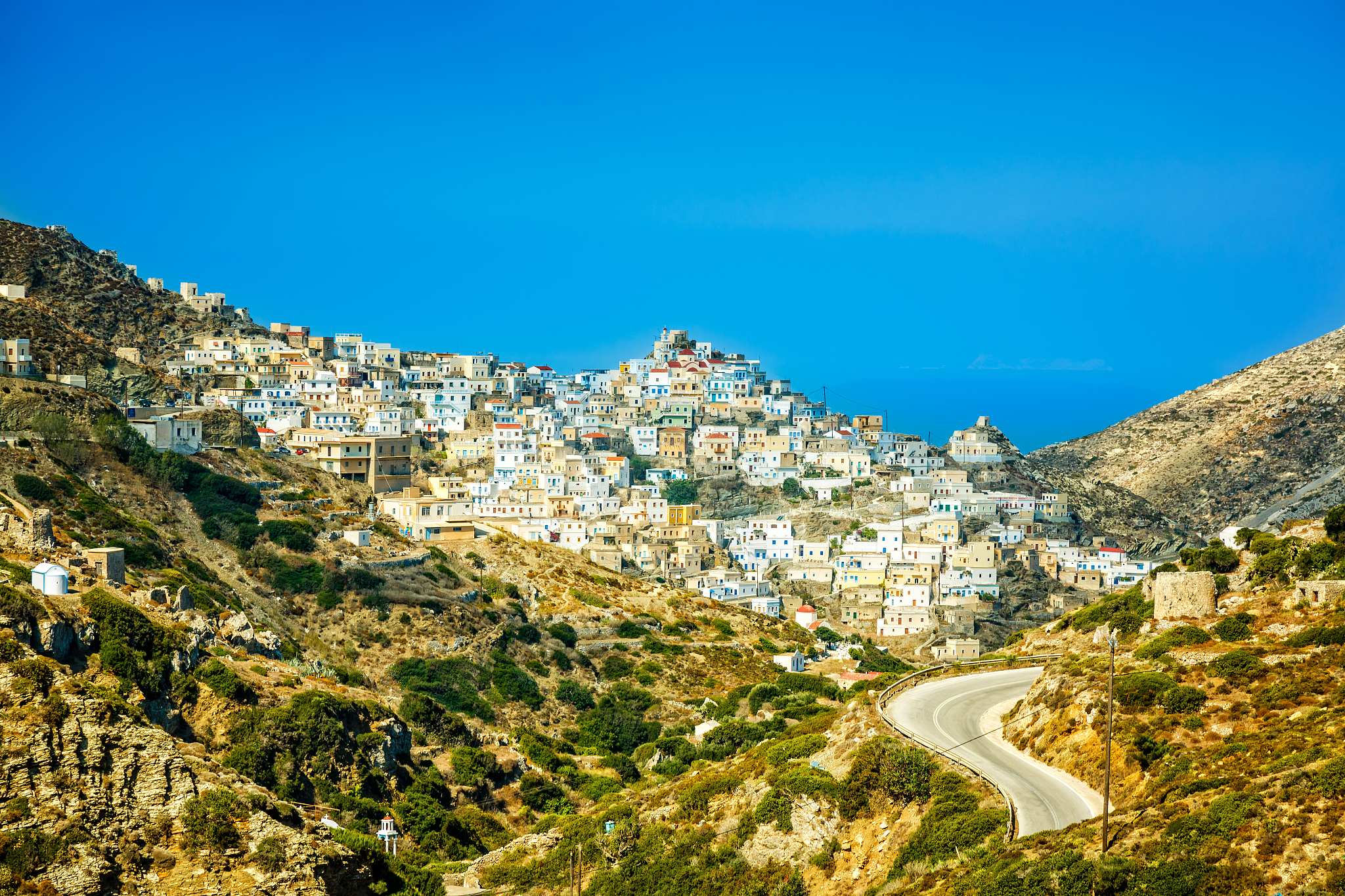 olympos village on karpathos, greece