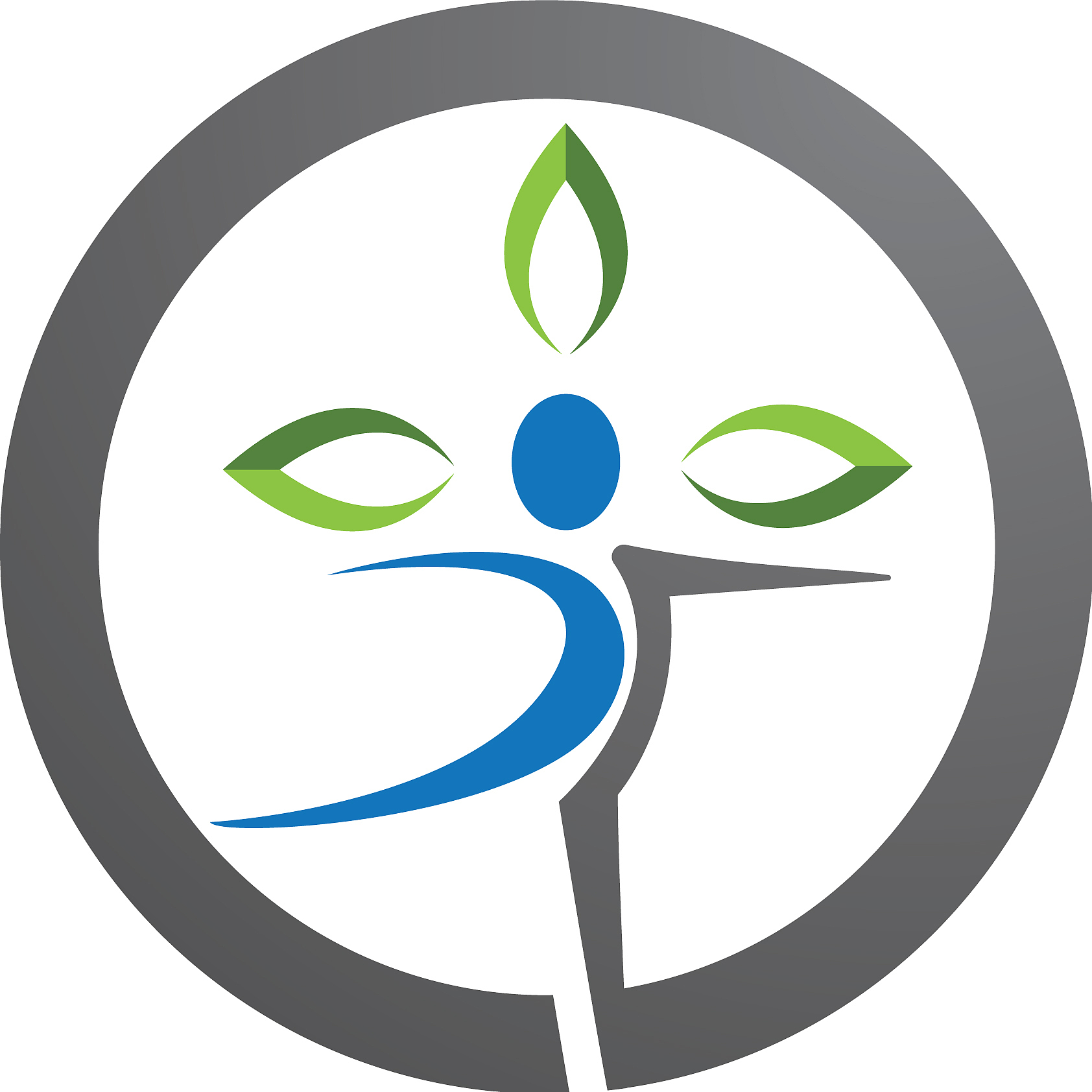 human character logo sign