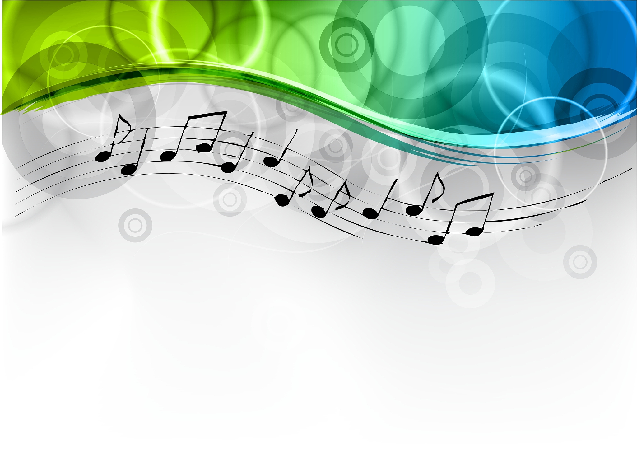 green and blue melody background