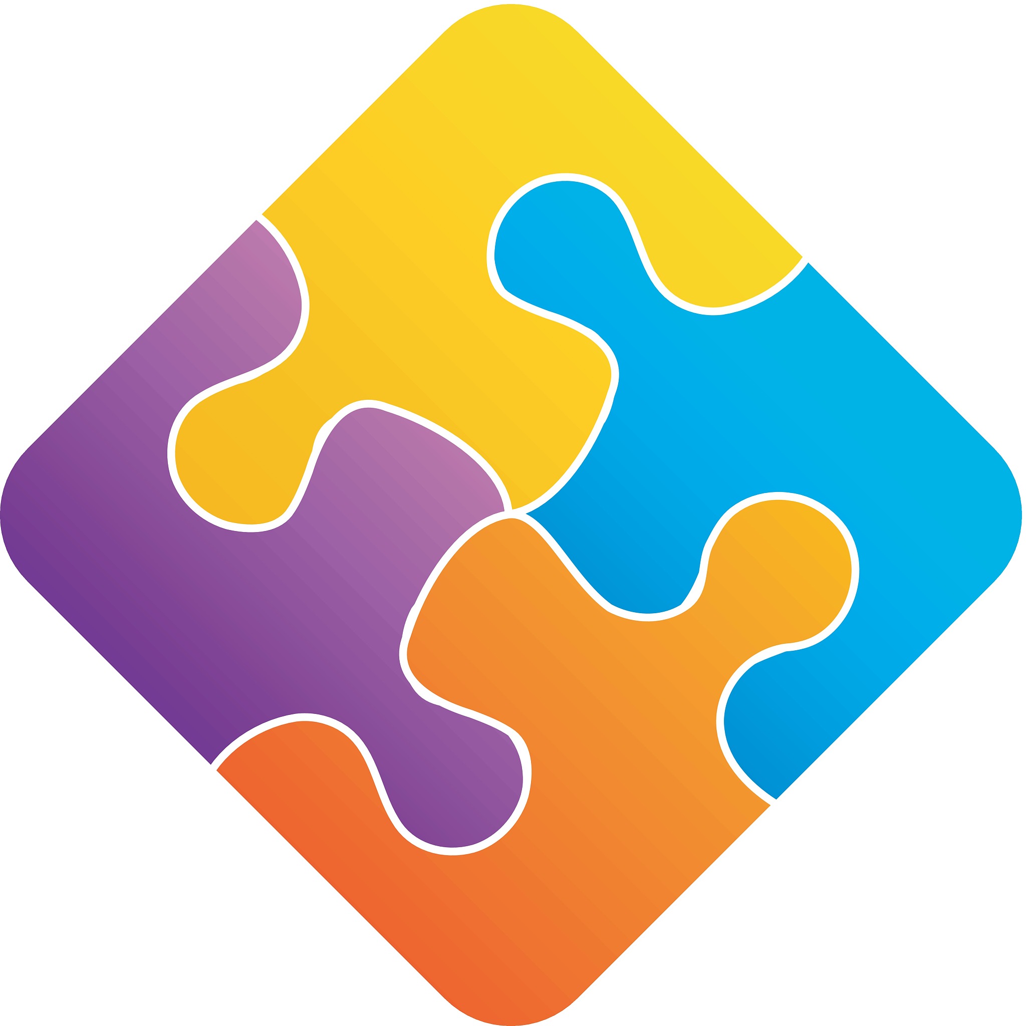 colorful puzzle graphic
