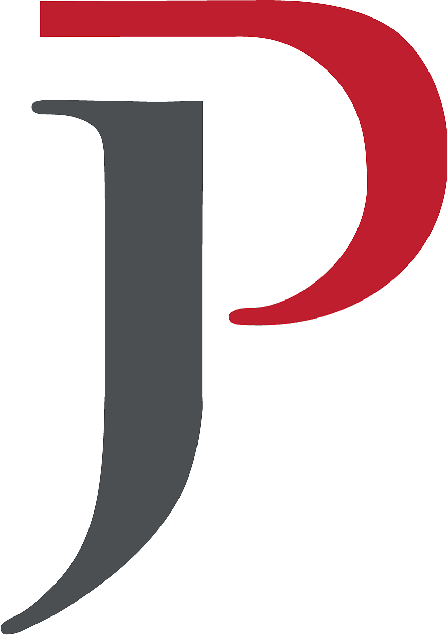creative letter jp logo